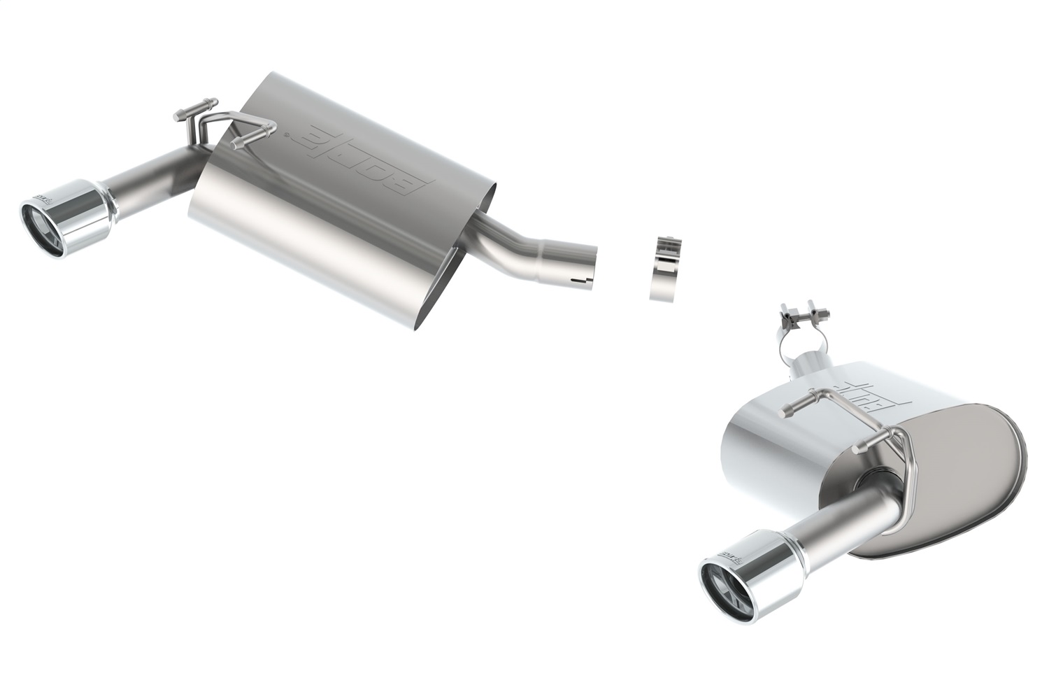 Borla 11845 - Touring Stainless Steel Single Rear Section Exhaust System