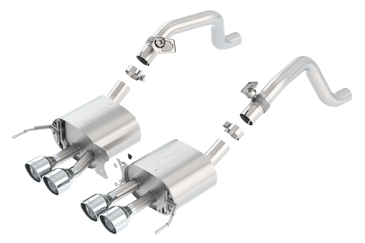 Borla S-Type Axle-Back Exhaust for 14-19 Corvette (C7) 6.2L V8 ; RWD 2-Door