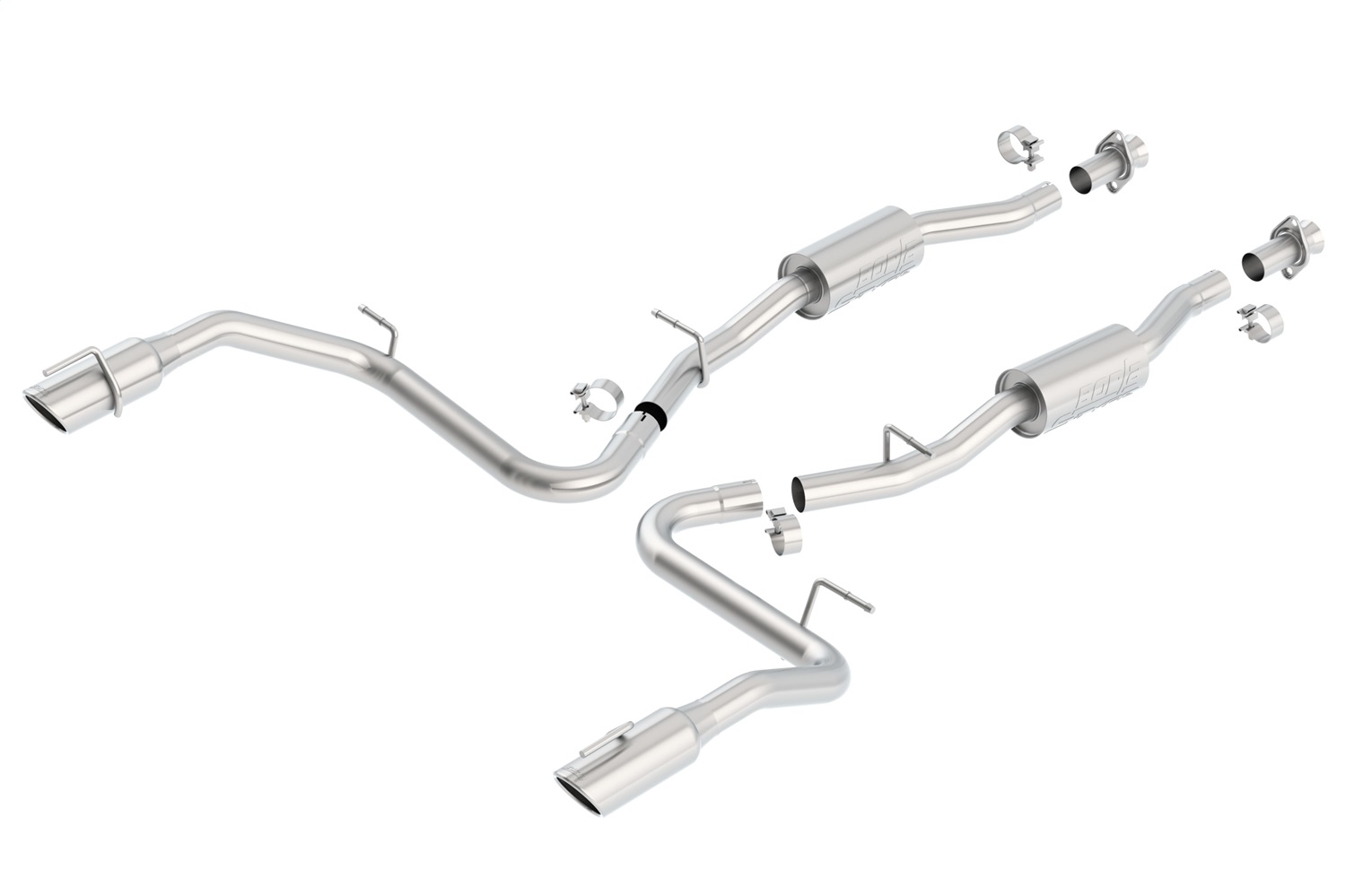 Borla 140052 - S-Type Dual Cat-Back Exhaust System (Single Split Rear Exit)