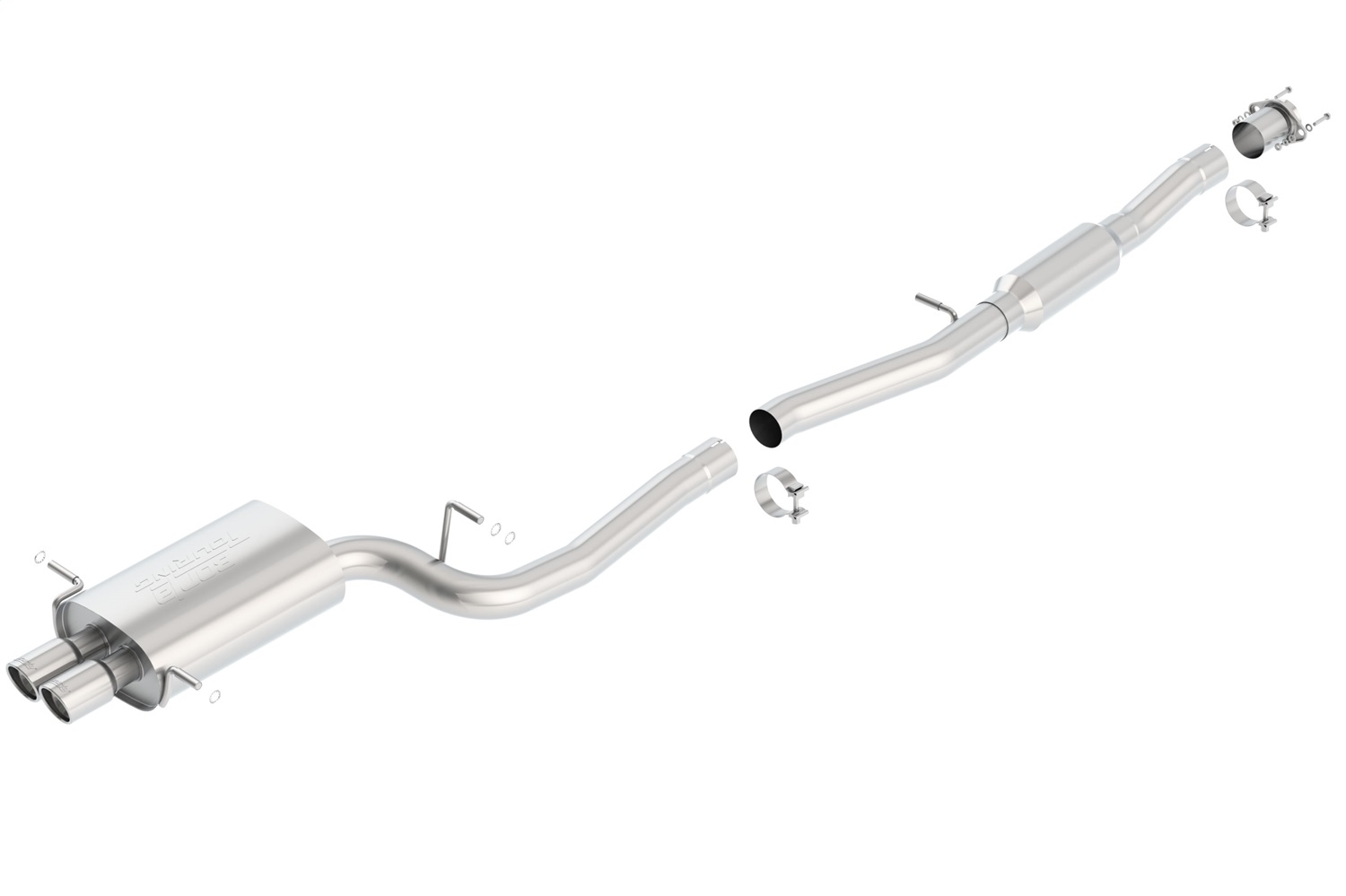 Borla 140053 - Touring Stainless Steel Single Cat-Back Exhaust System