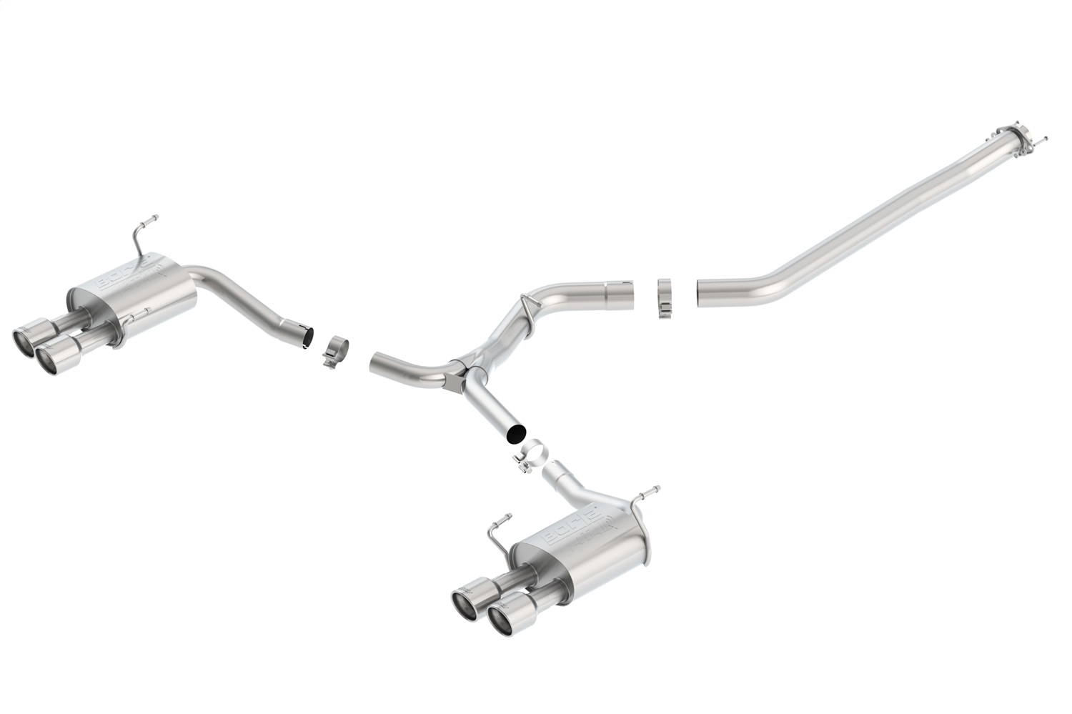 Borla 140418 - ATAK Stainless Steel Single Cat-Back Exhaust System