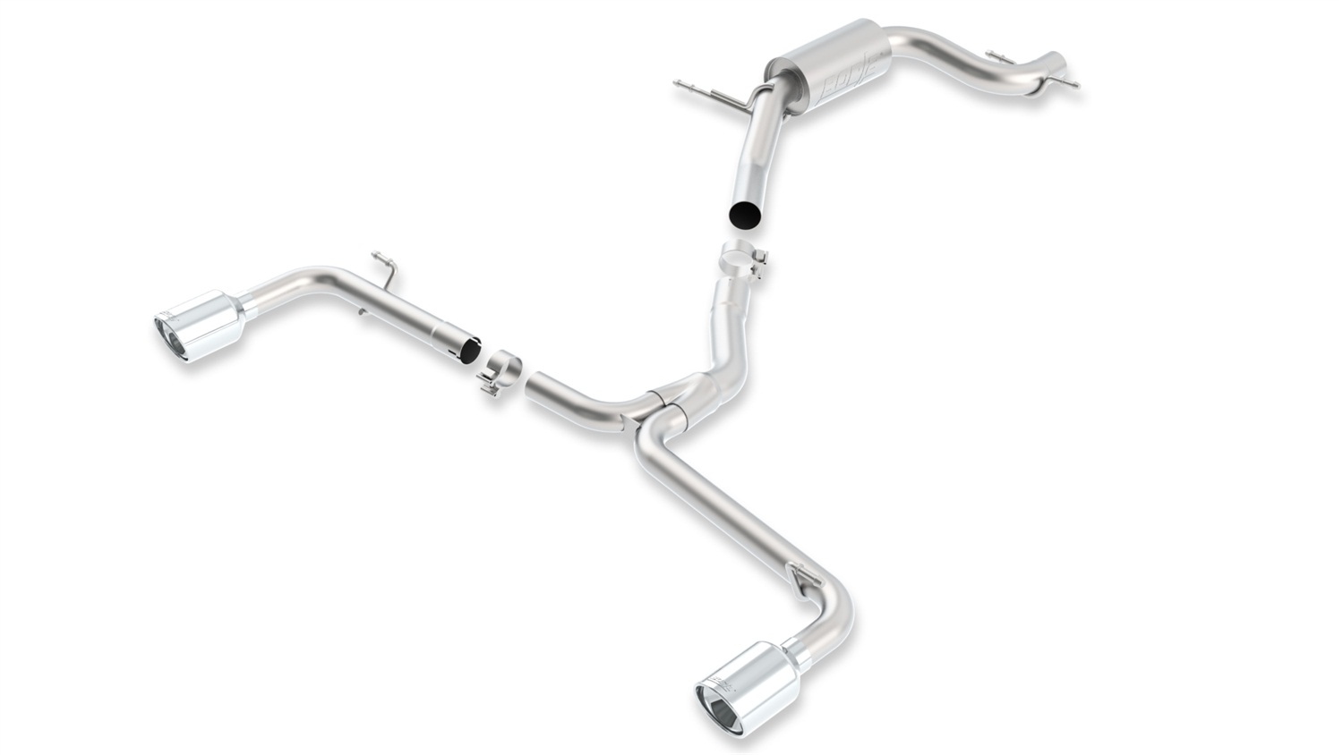 Borla 140485 - S-Type Stainless Steel Single Cat-Back Exhaust System