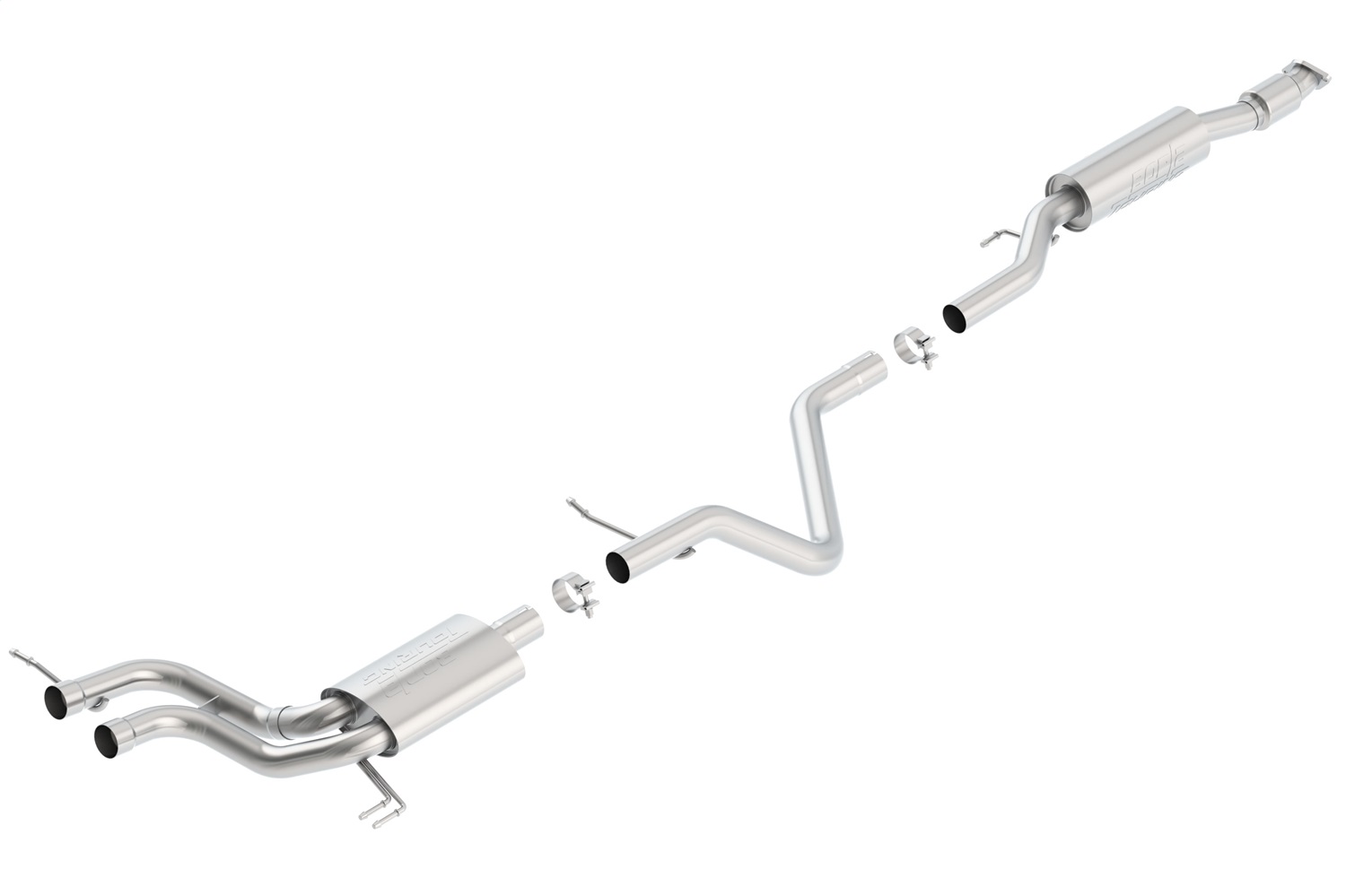 Borla 140506 - Touring Stainless Steel Single Cat-Back Exhaust System