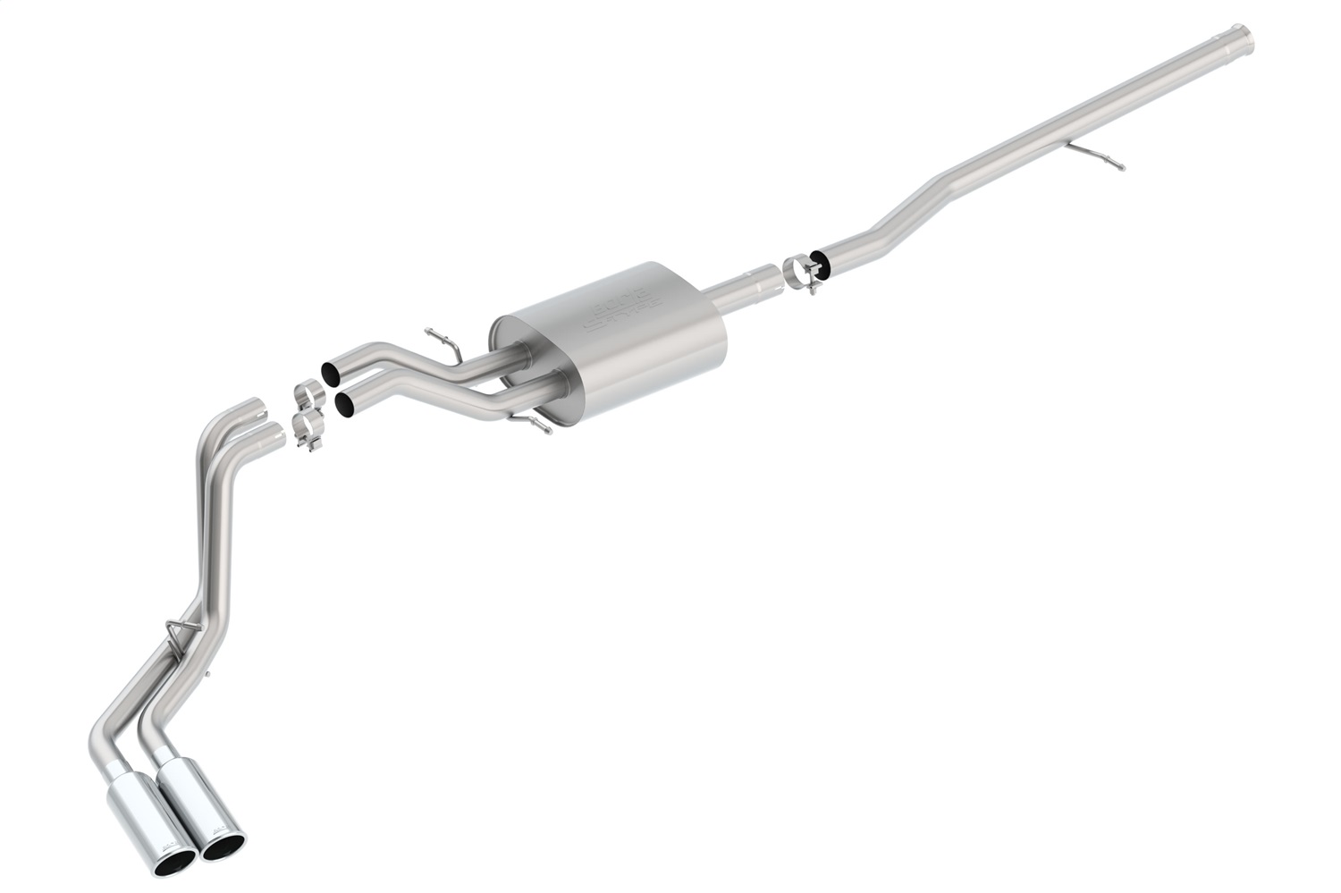 Borla 140550 - S-Type Single Cat-Back Exhaust System (Dual Side Exit)