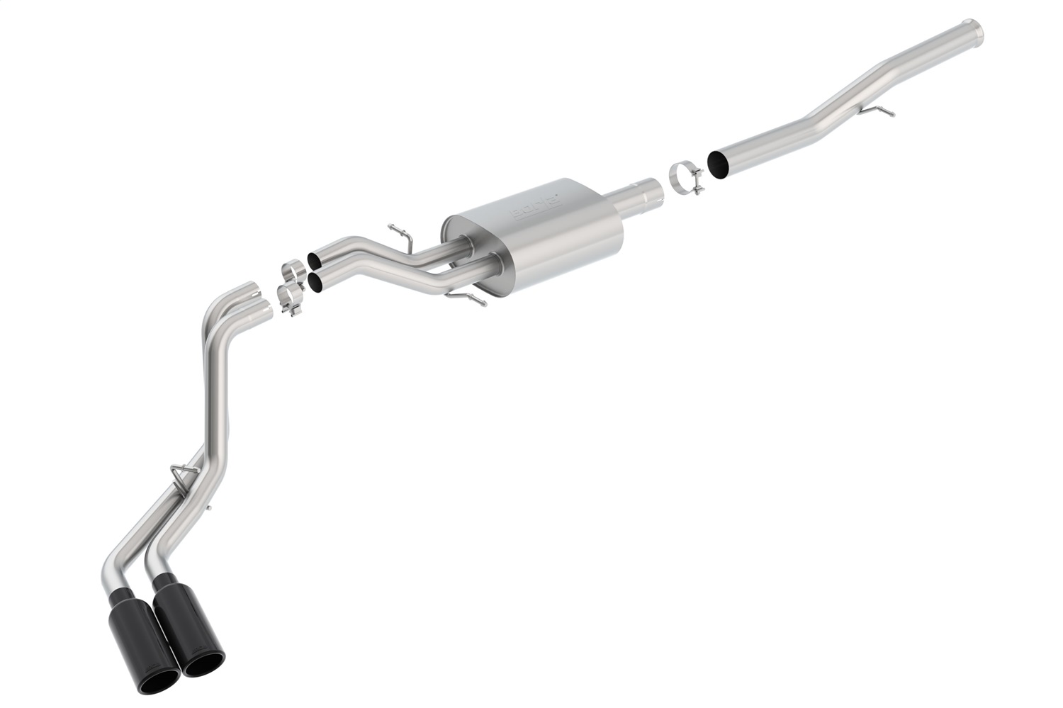 Borla 140576BC - S-Type Single Cat-Back Exhaust System (Dual Side Exit)