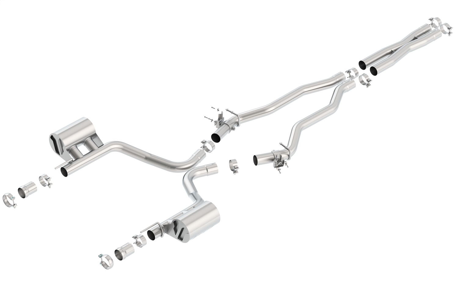 Borla 140641 - ATAK Dual Cat-Back Exhaust System (Split Rear Exit)