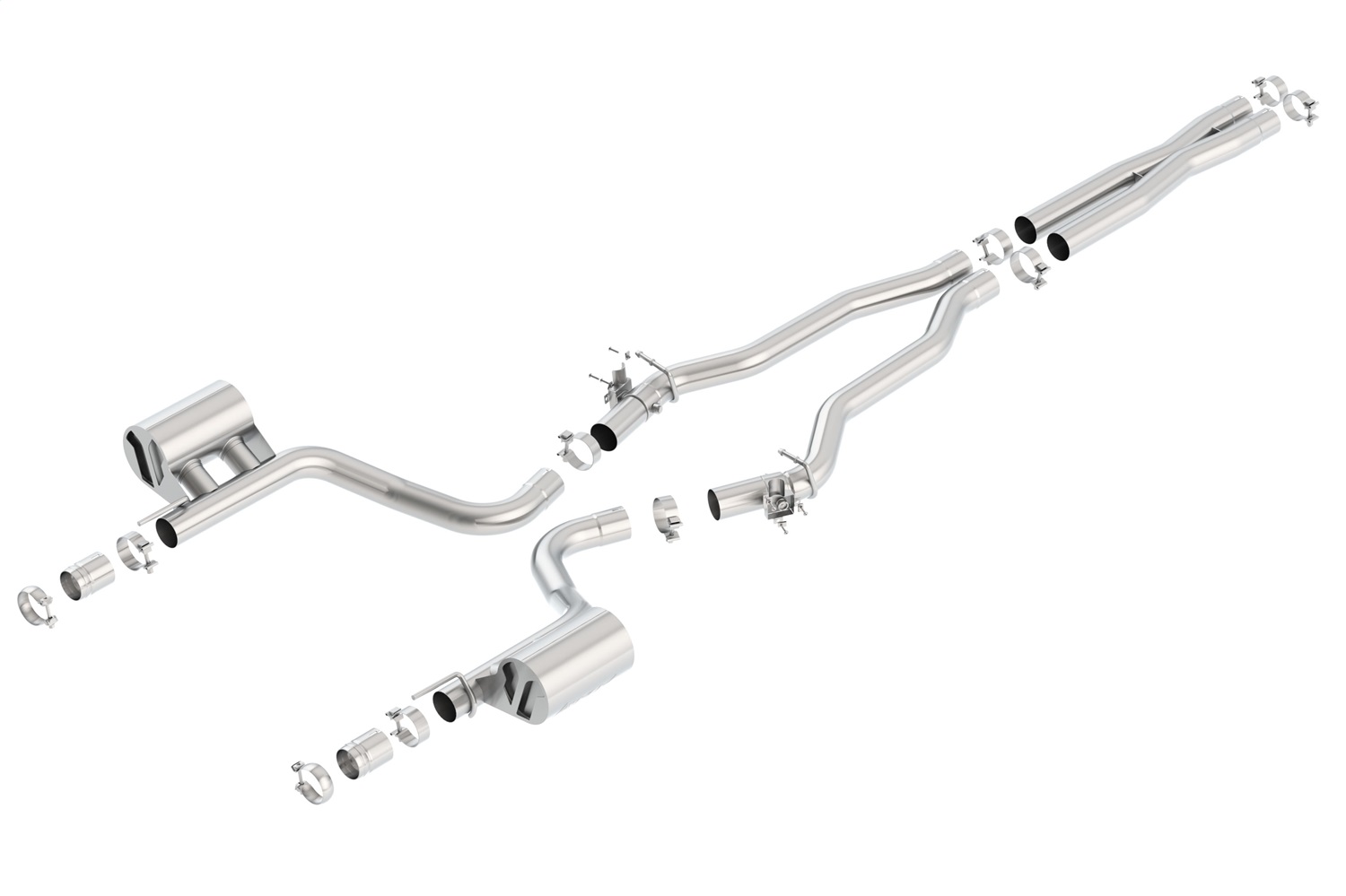 Borla 140667 - ATAK Dual Cat-Back Exhaust System (Single Split Rear Exit)