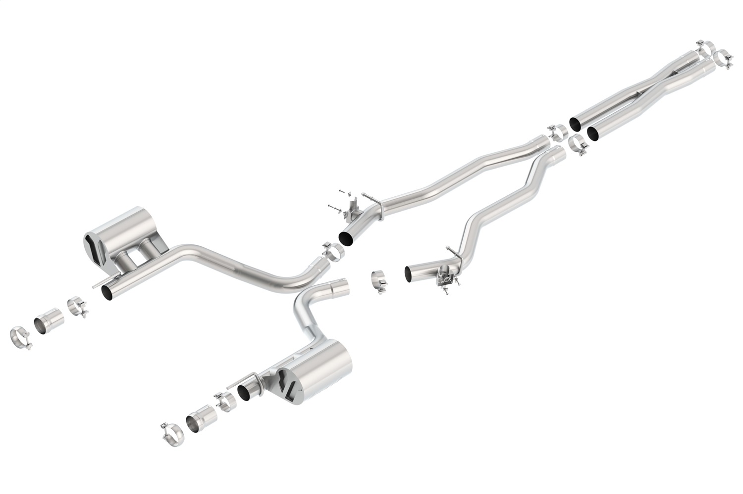 Borla 140675 - ATAK Dual Cat-Back Exhaust System (Single Split Rear Exit)