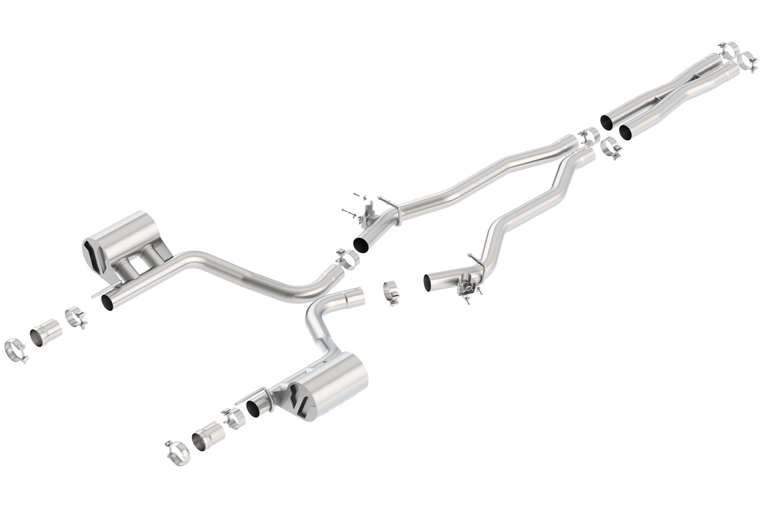 Borla 140678 - ATAK Dual Cat-Back Exhaust System (Single Split Rear Exit)