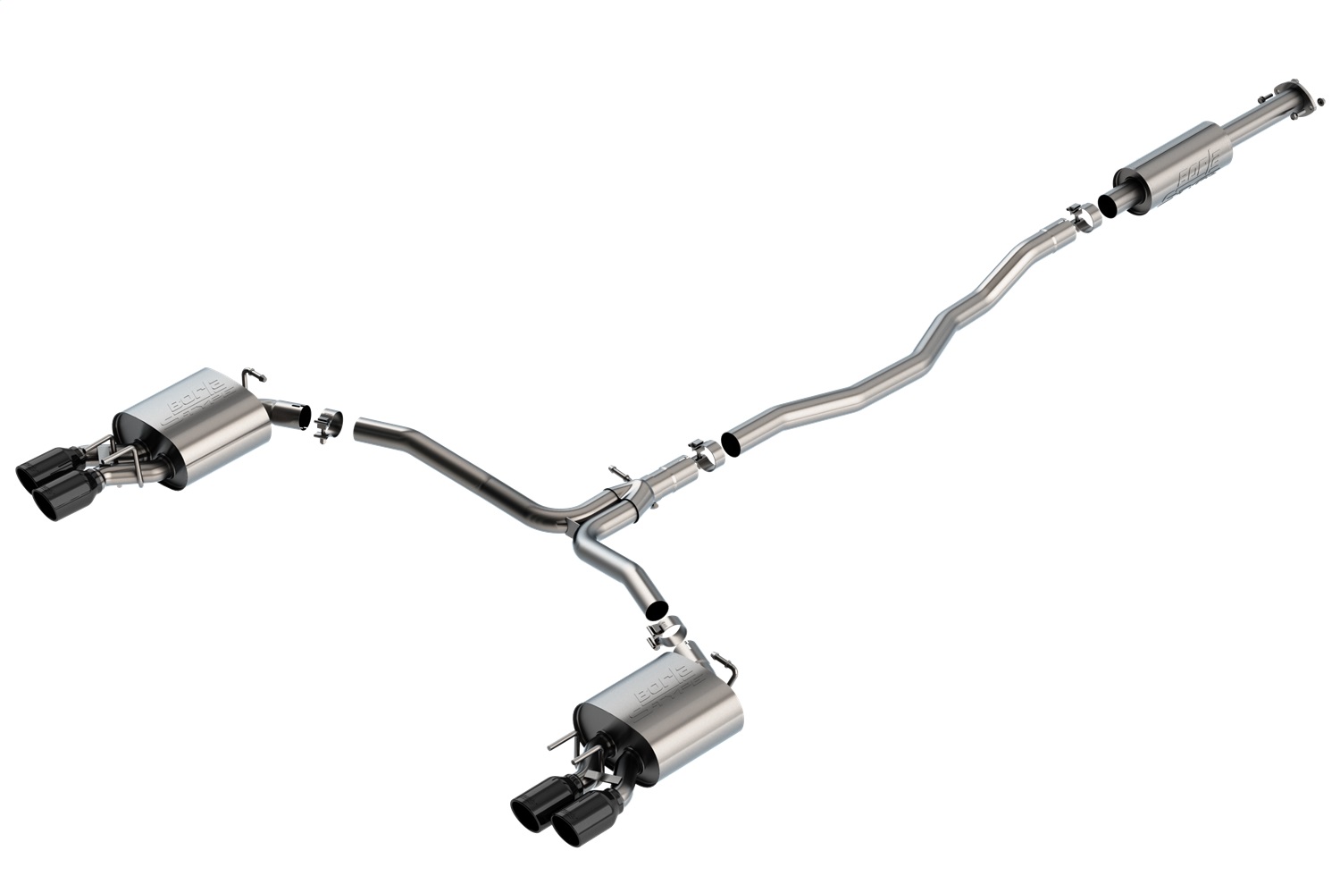 Borla Fit 18-20 Camry XSE 3.5in Tip Dual Split Rear Exit Cat Back S-Type Exhaust