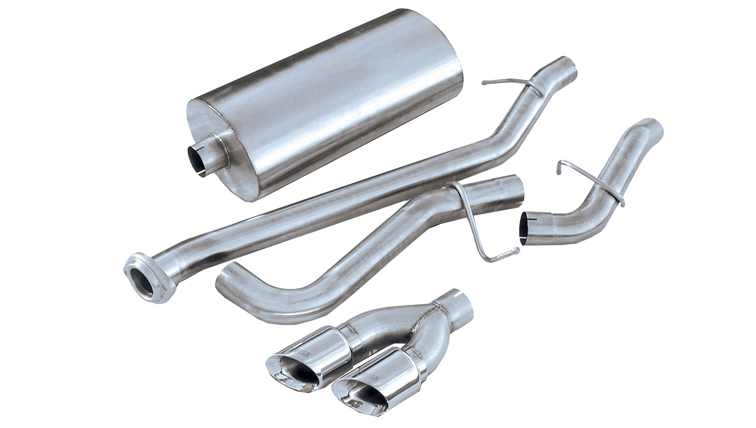 Corsa 3.0" Cat-Back Exhaust System with Twin 4.0" Tip (14261) Sport Sound Level