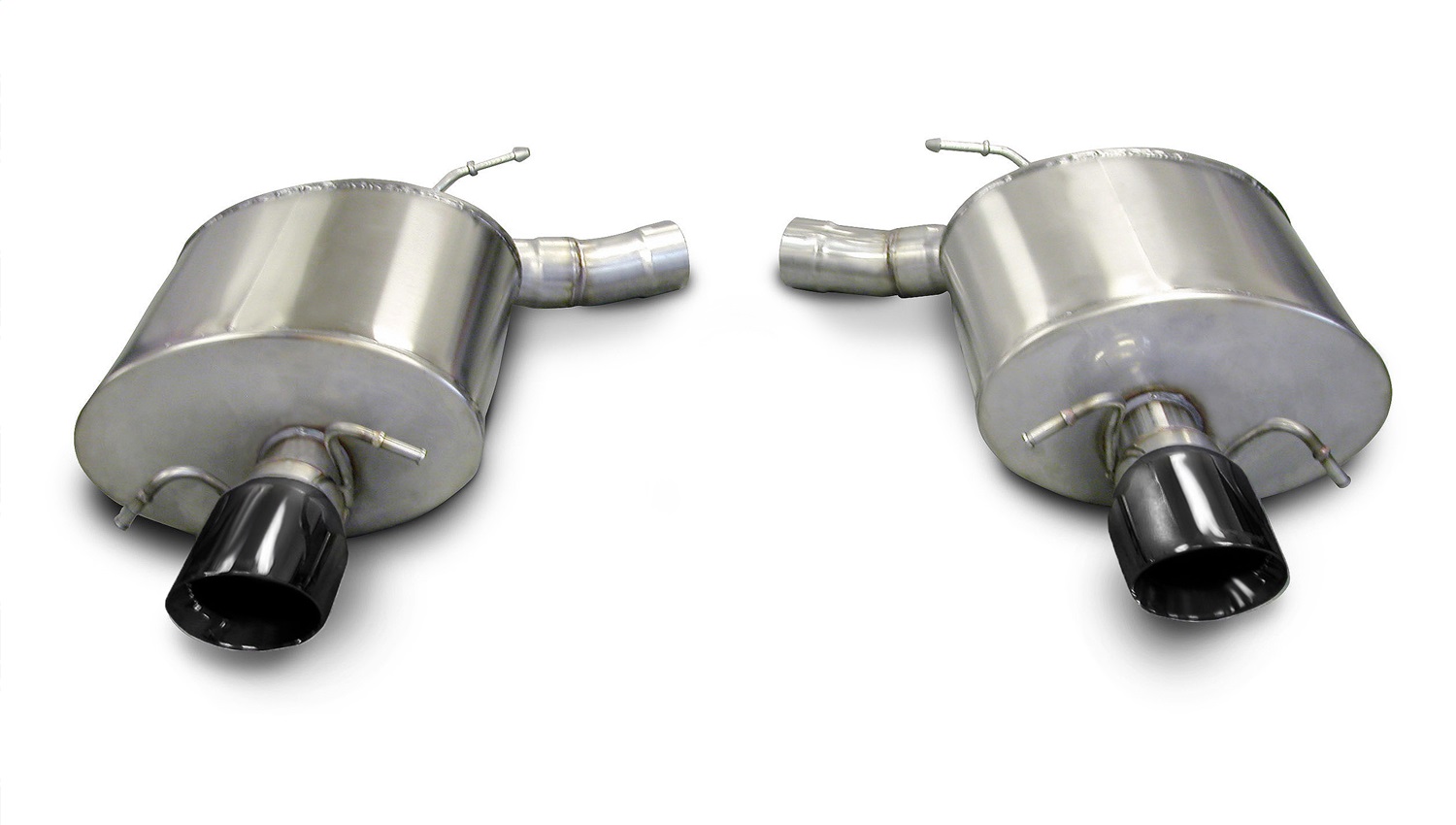 Corsa for 09-13 Cadillac CTS Sedan V 6.2L V8 Black Sport Axle-Back Exhaust