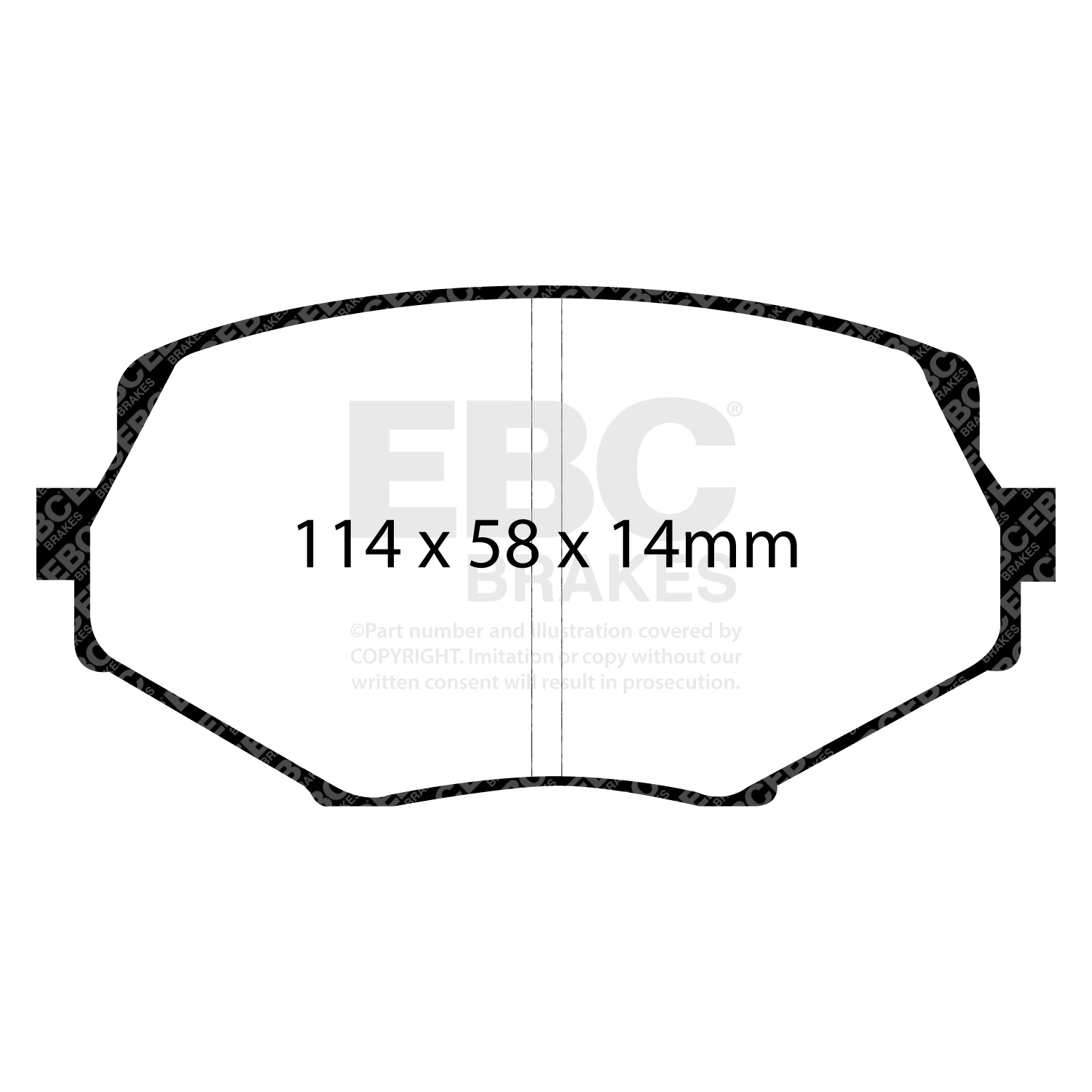 EBC Brakes UD635 Ultimax  Brake Pads Fits 94-05 Miata