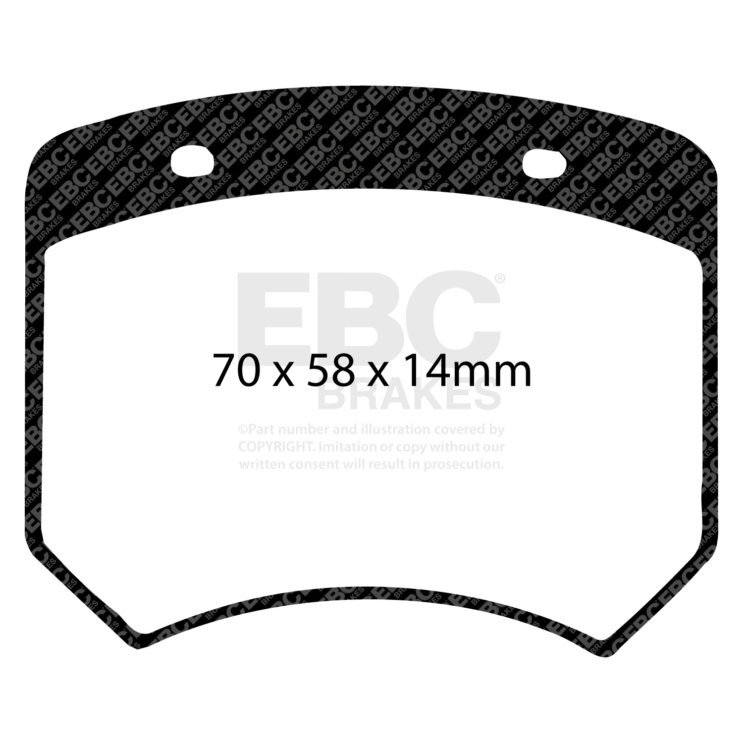 EBC Brakes DP3102C Redstuff Ceramic Low Dust Brake Pads Fits 04 Aero 8