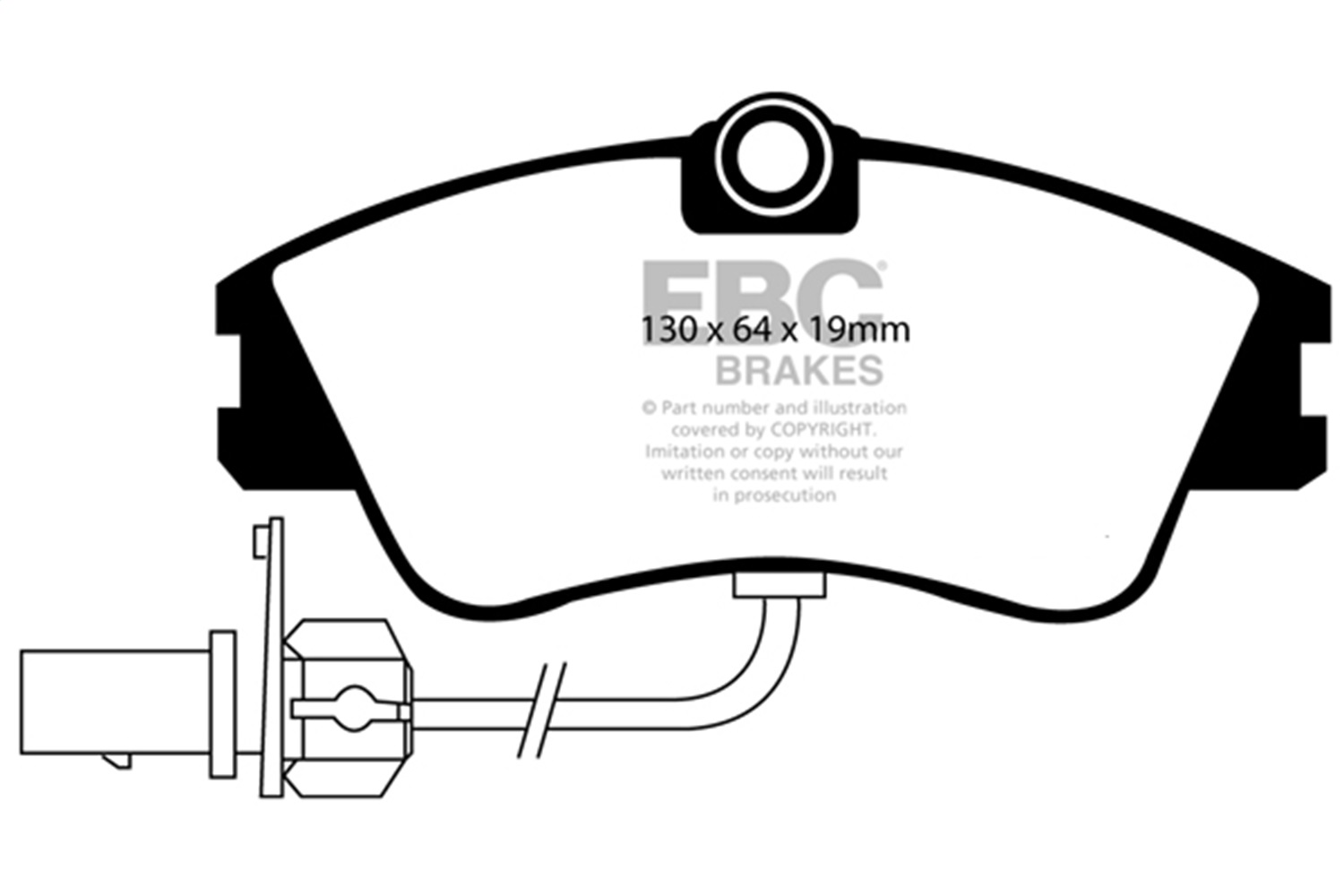 EBC Brakes UD852 Ultimax  Brake Pads Fits 00 EuroVan