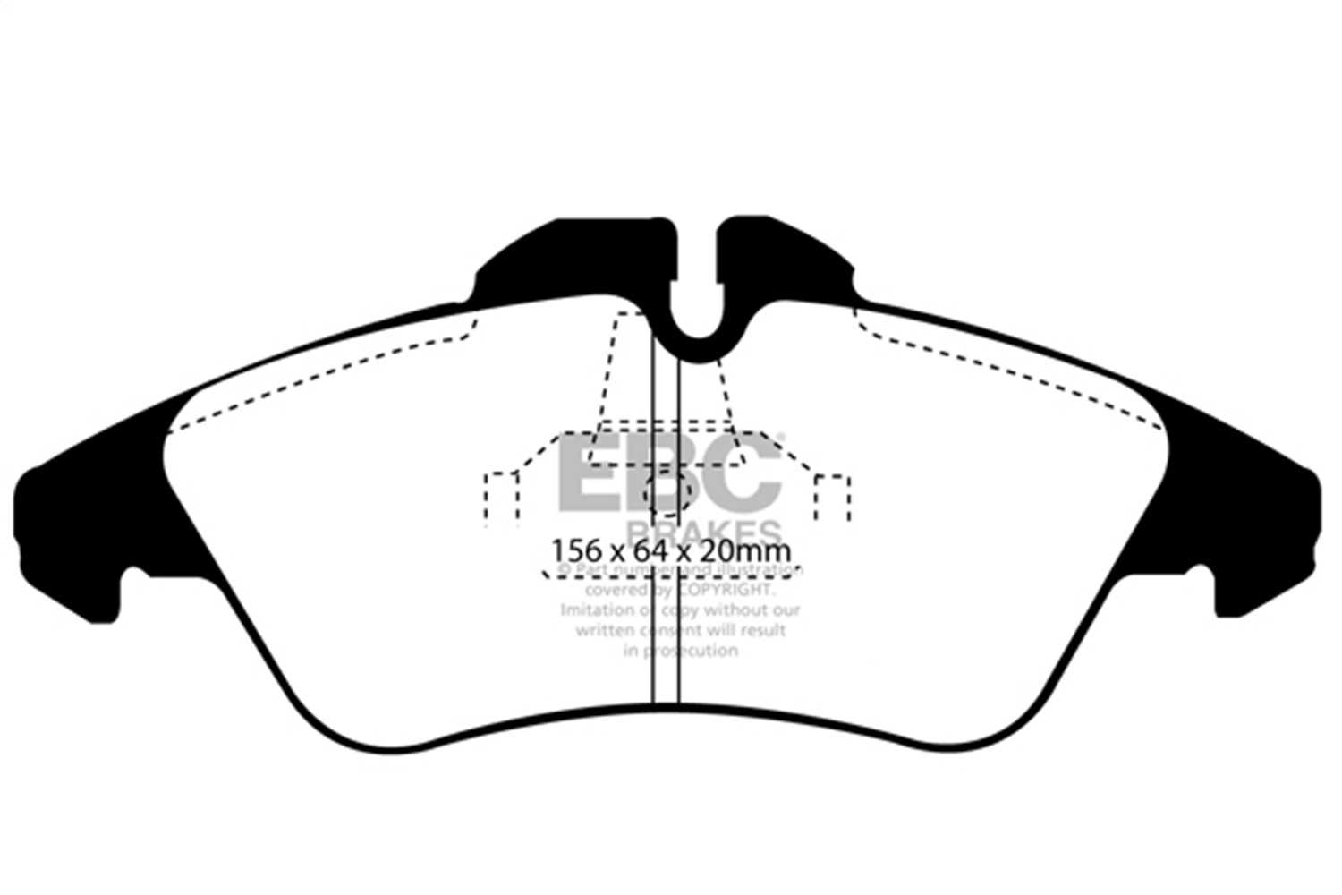 EBC Brakes UD950 Ultimax  Brake Pads Fits 02-06 Sprinter 2500