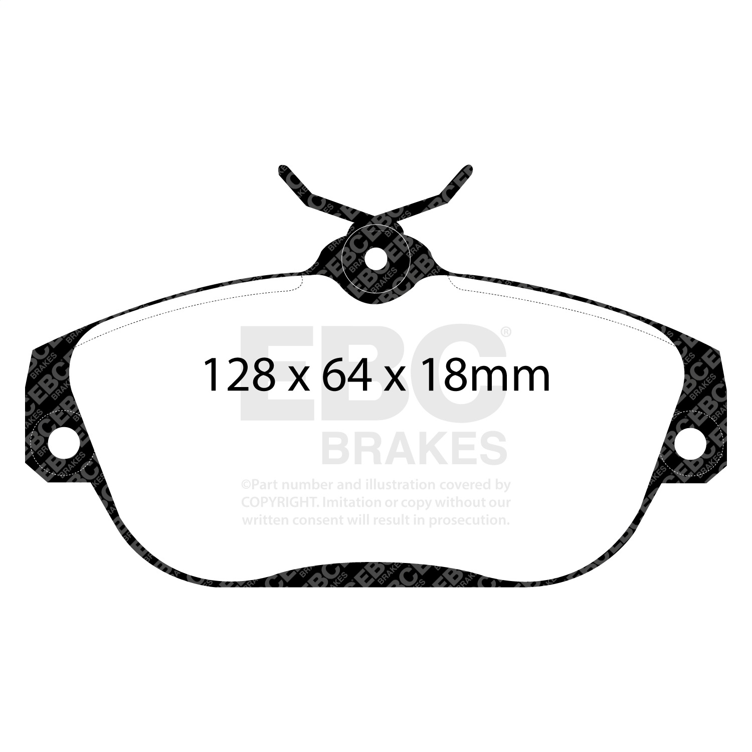 EBC Brakes UD634 Ultimax  Brake Pads Fits 85-98 740 760 780 940 960 S90 V90