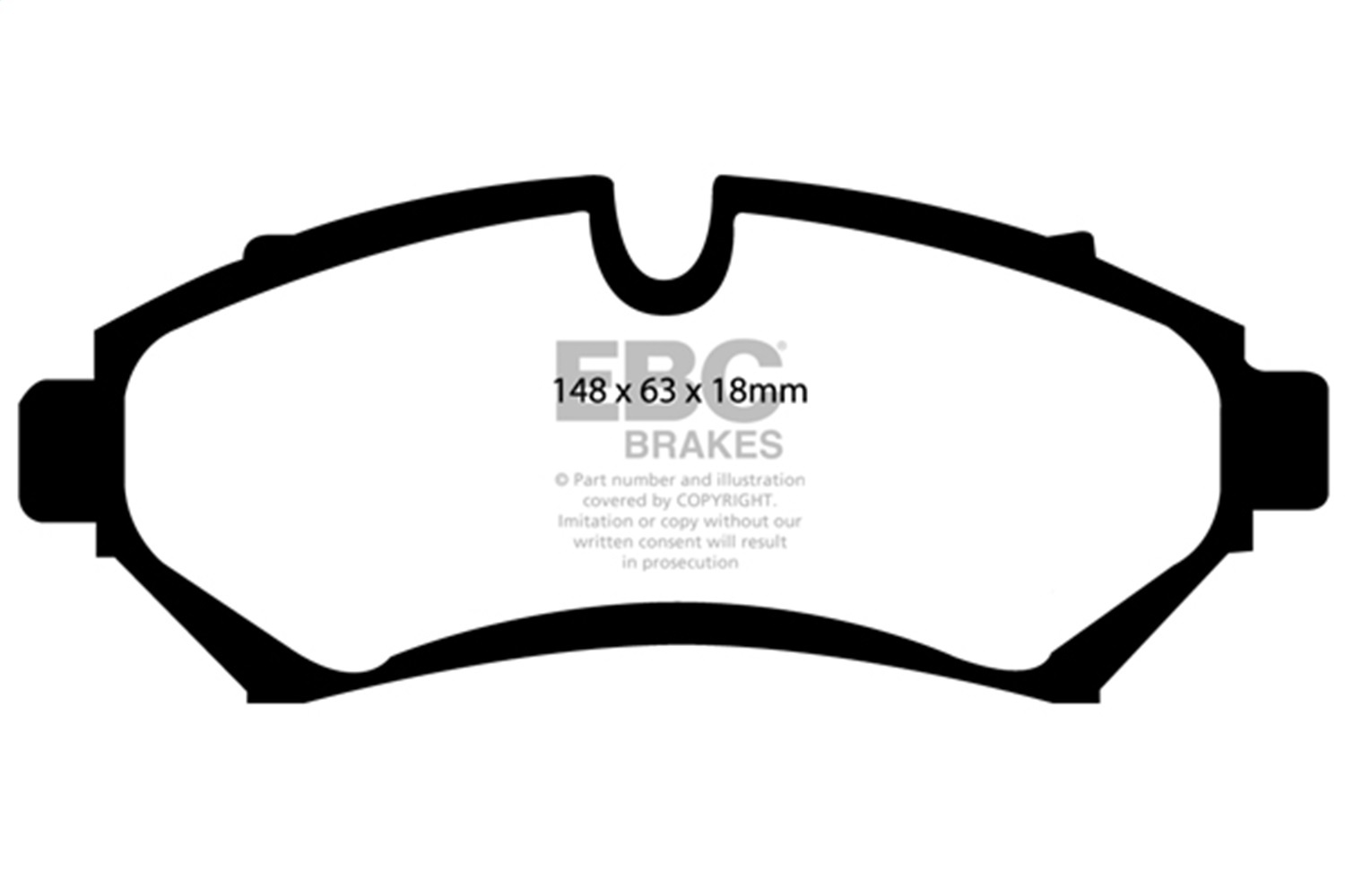 EBC Brakes UD753 Ultimax  Brake Pads Fits 98-04 Seville