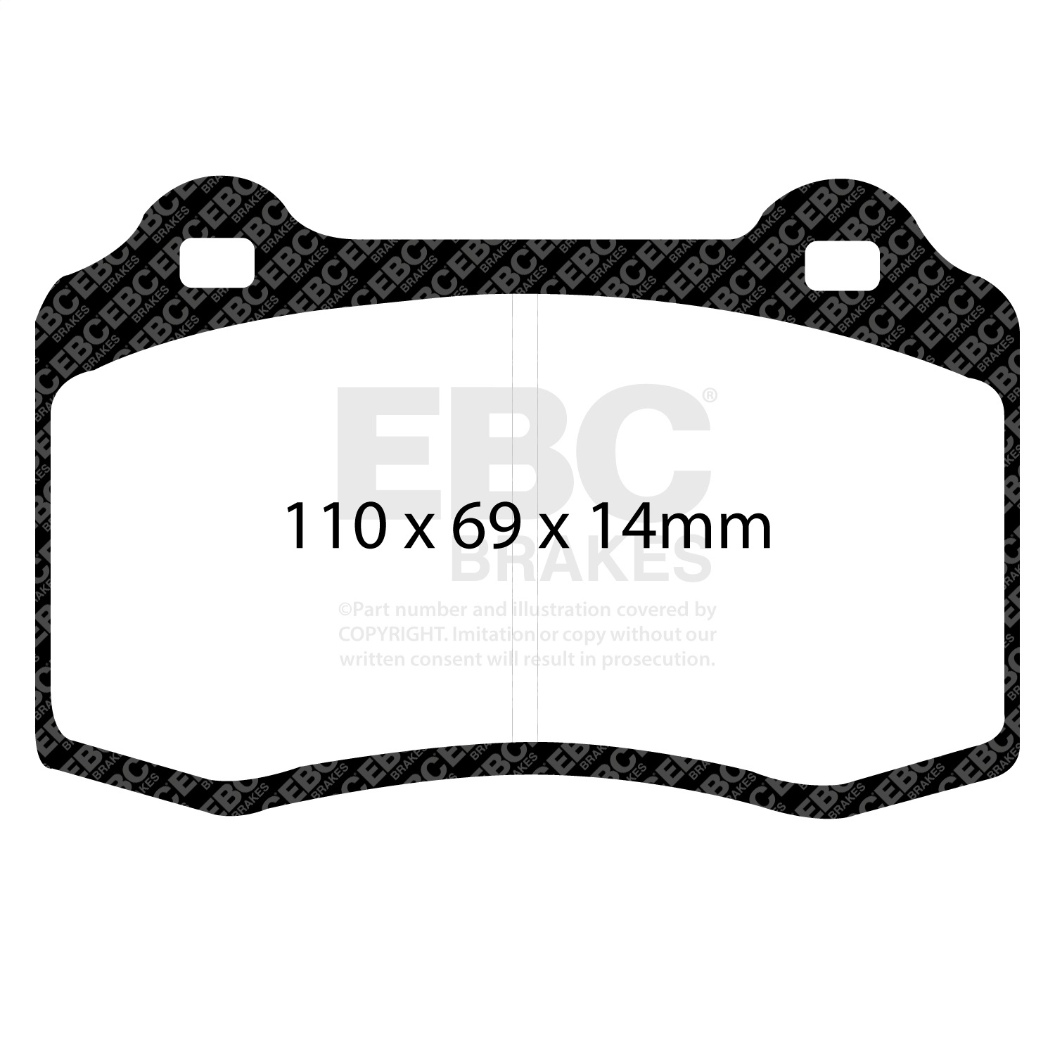 DP41140R EBC - Yellowstuff Front Brake Pads