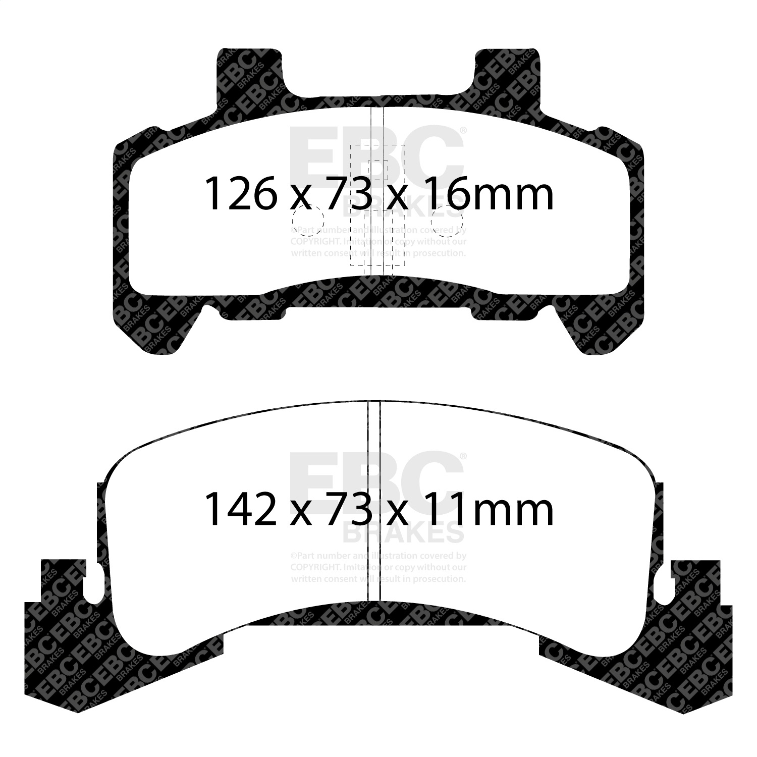 EBC Brakes UD289 Ultimax  Brake Pads