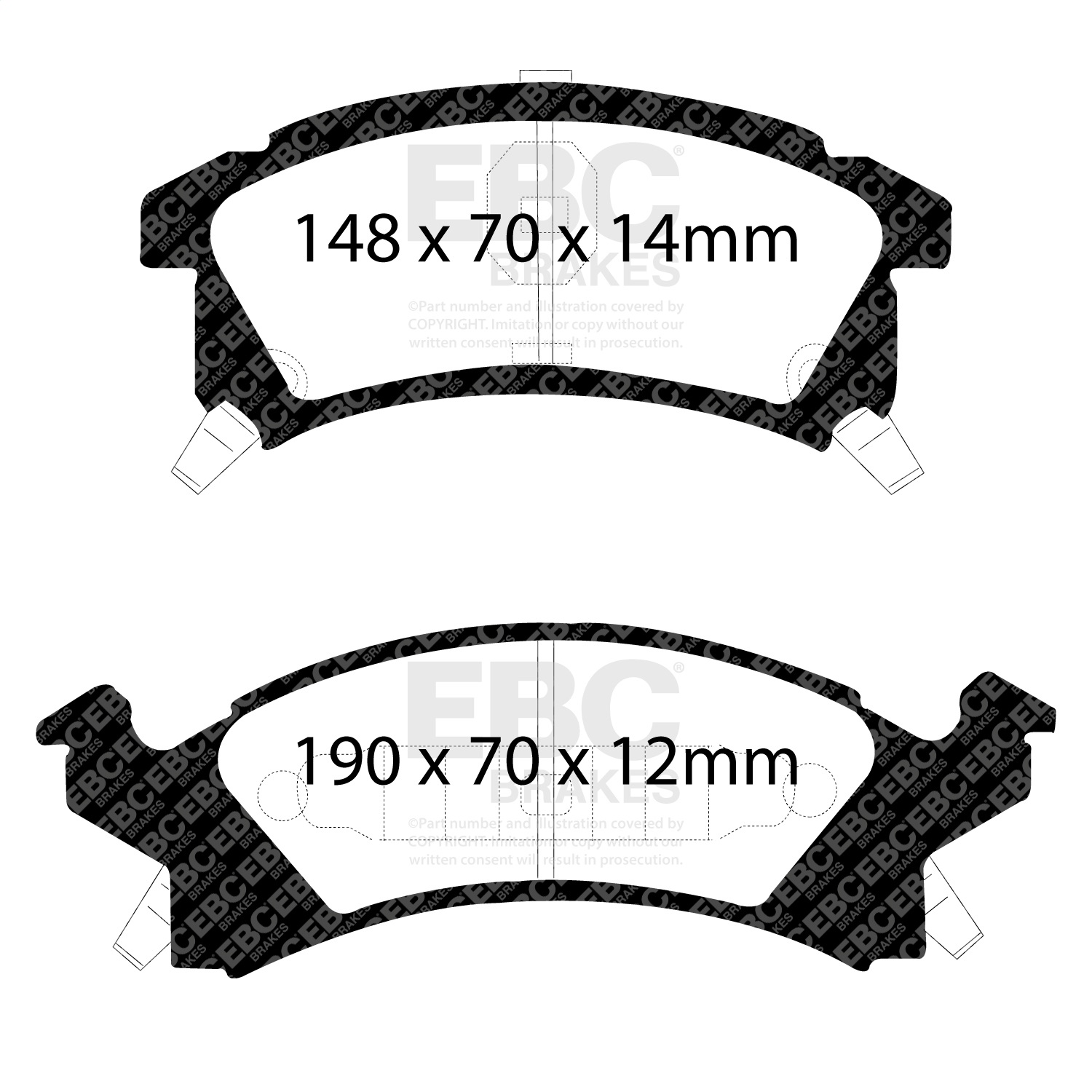 EBC Brakes UD673 Ultimax  Brake Pads