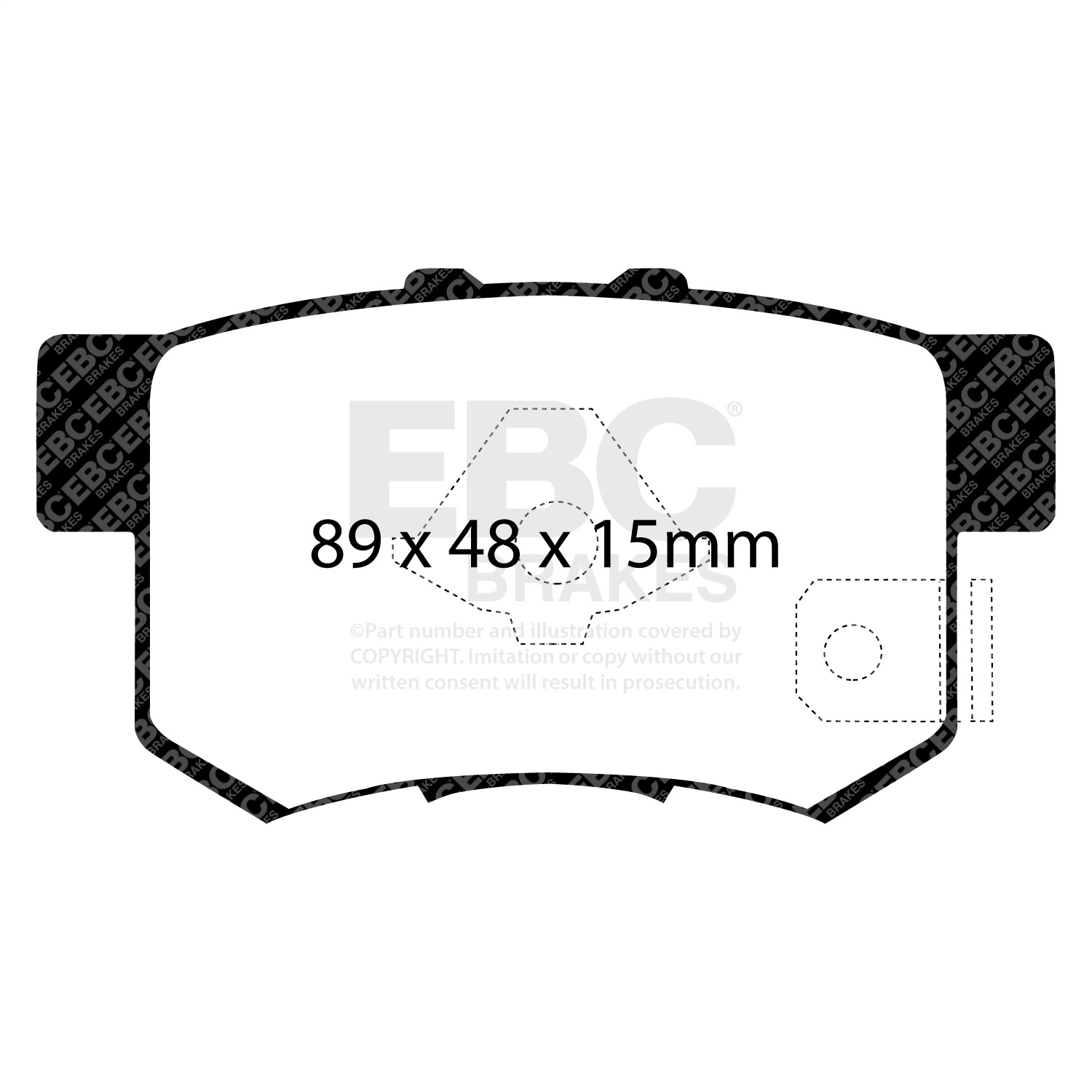 EBC Brakes UD1086 Ultimax  Brake Pads