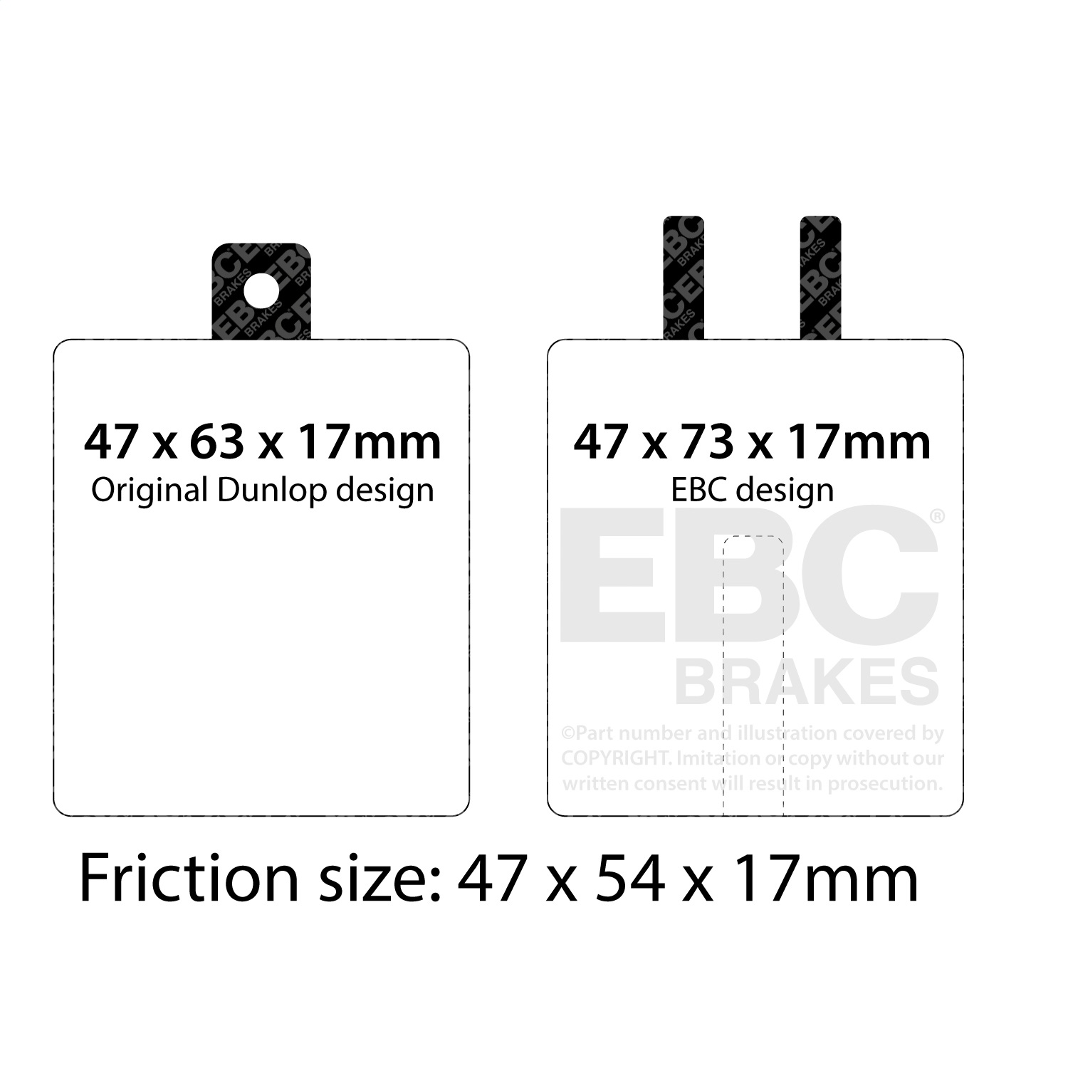 EBC Brakes DP4120R Yellowstuff Street And Track Brake Pads