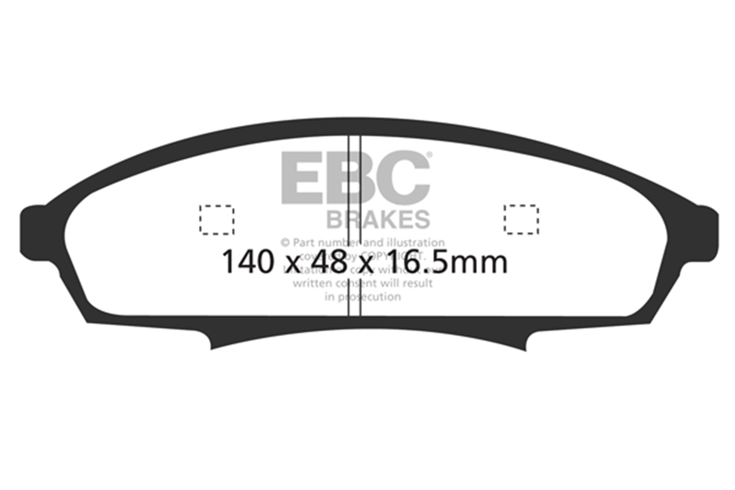 EBC Brakes UD376 Ultimax  Brake Pads