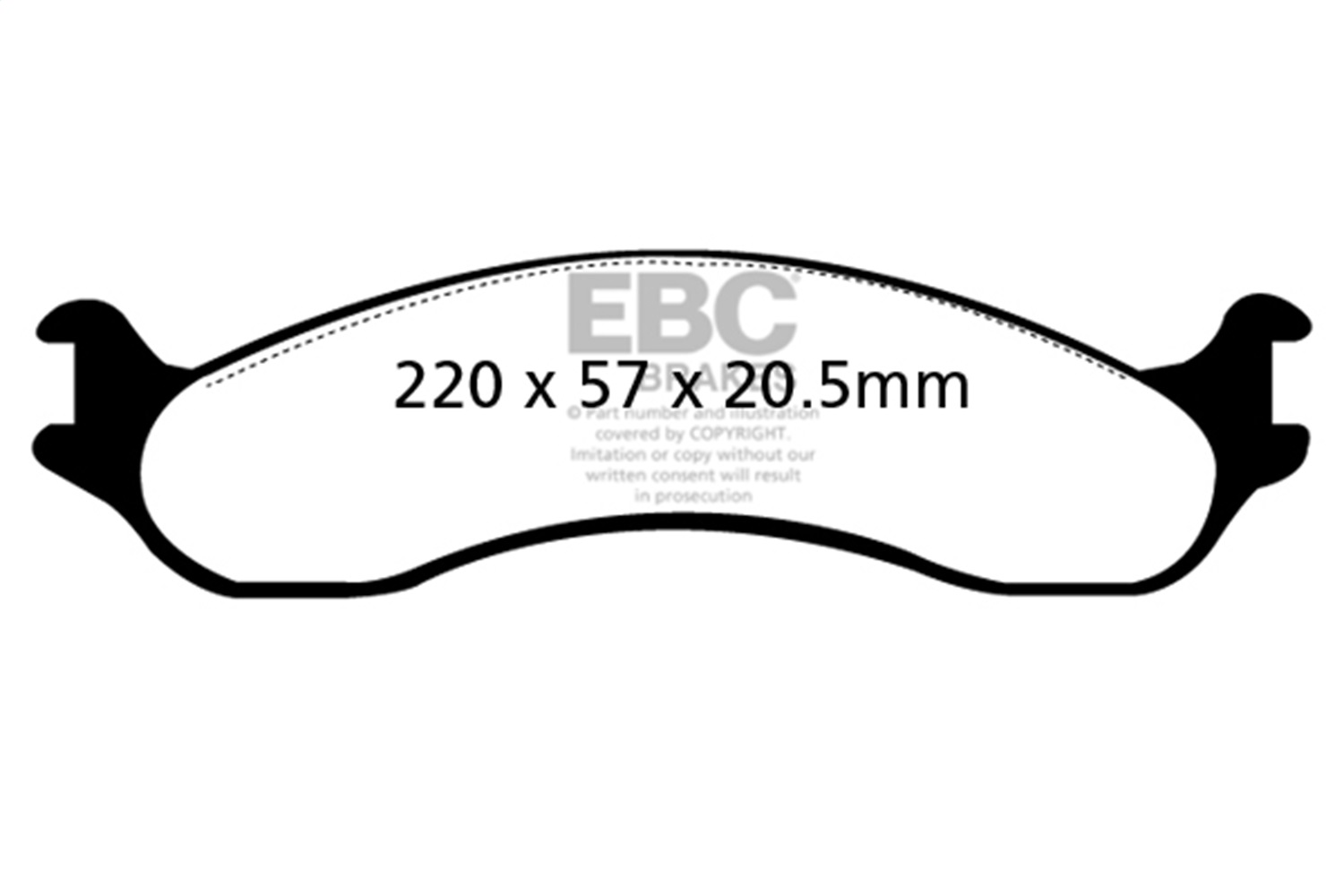 EBC Brakes UD655 Ultimax  Brake Pads