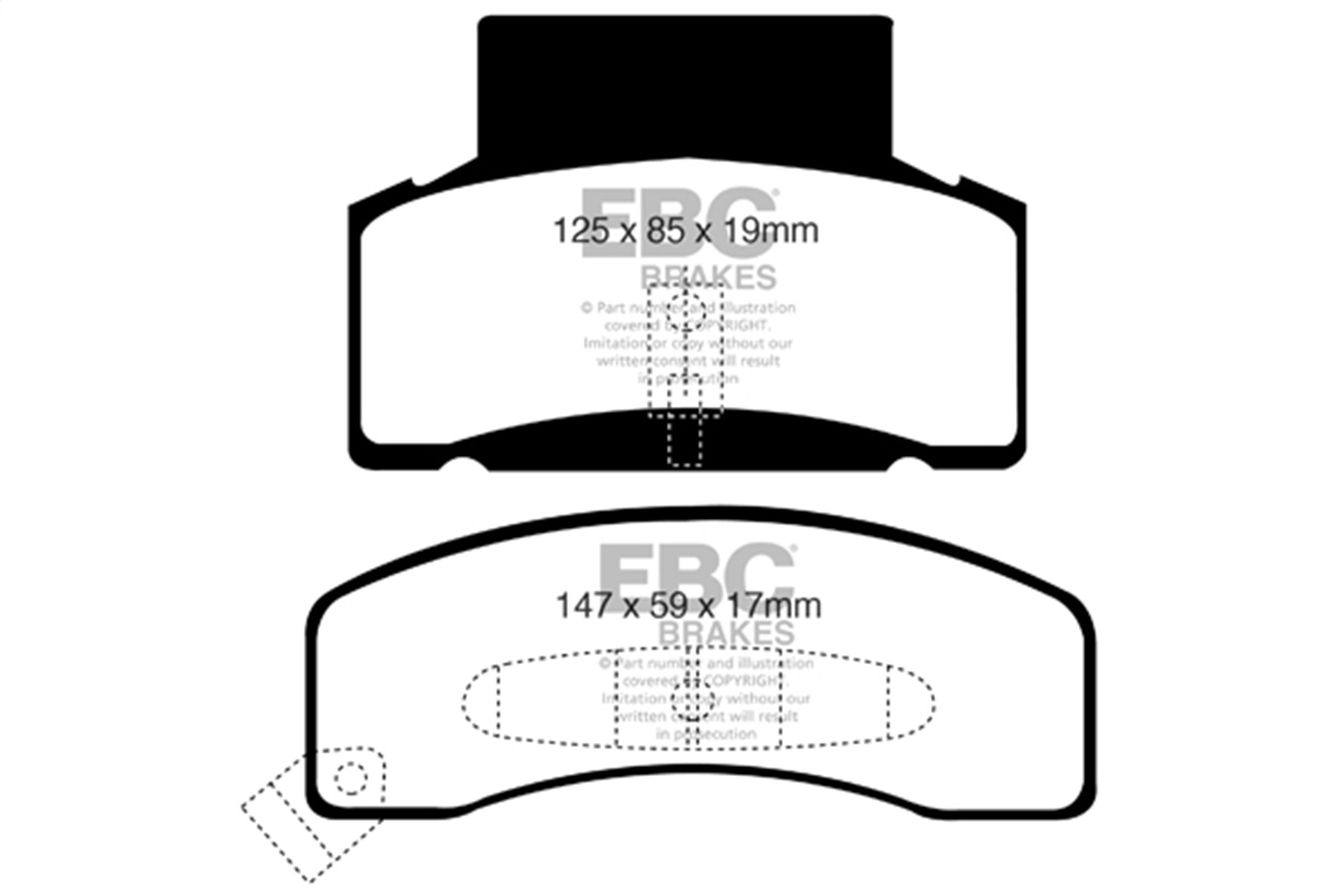 EBC Brakes UD459 Ultimax  Brake Pads