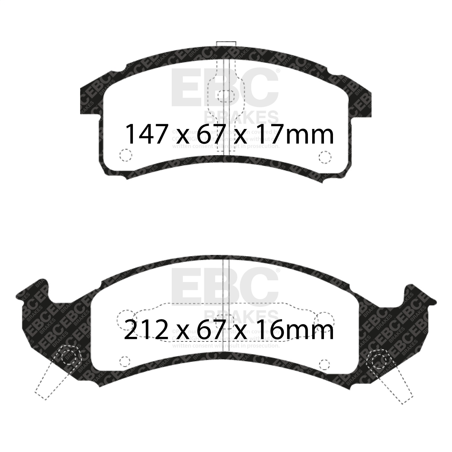 EBC Brakes UD505 Ultimax  Brake Pads