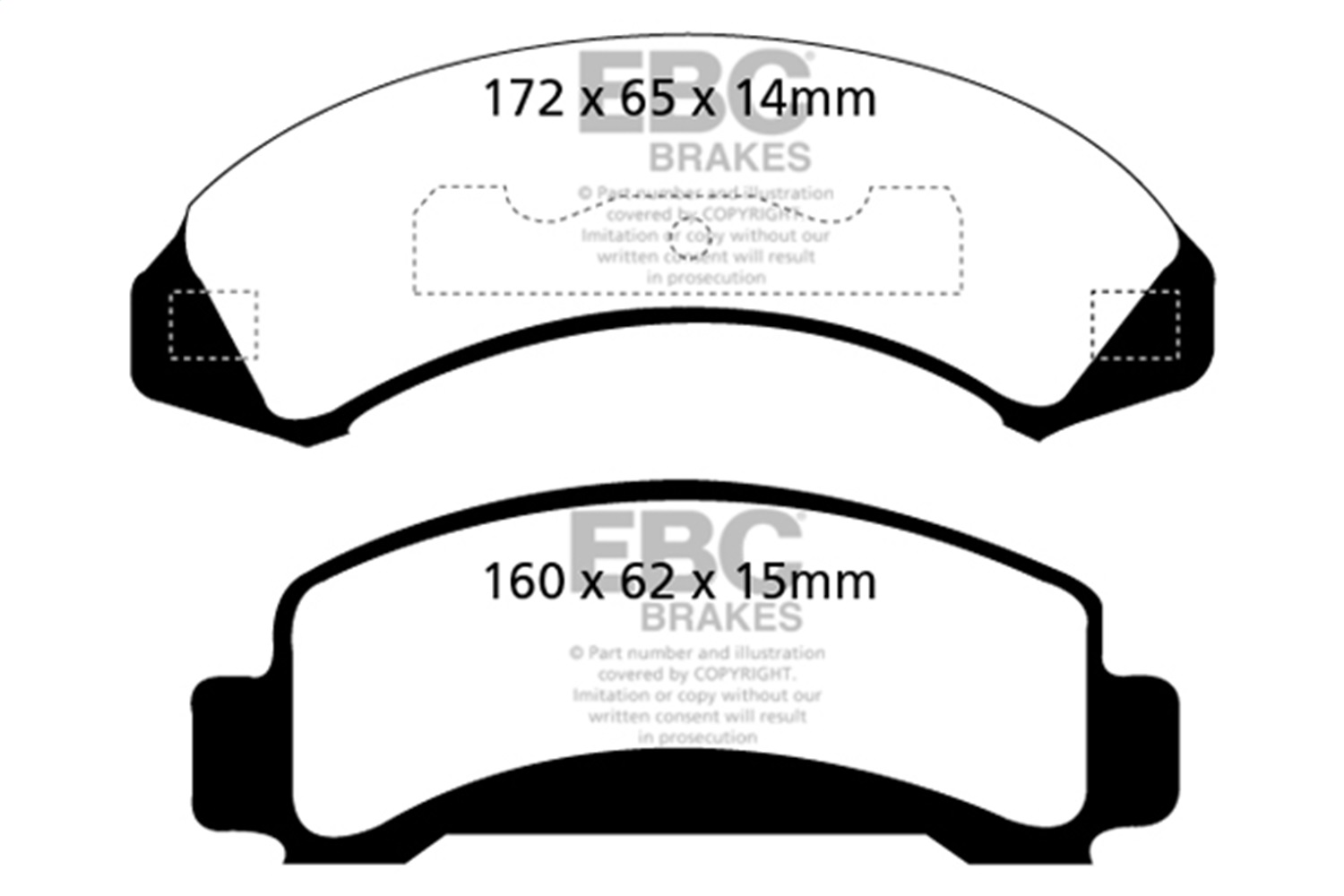 EBC Brakes UD387 Ultimax  Brake Pads