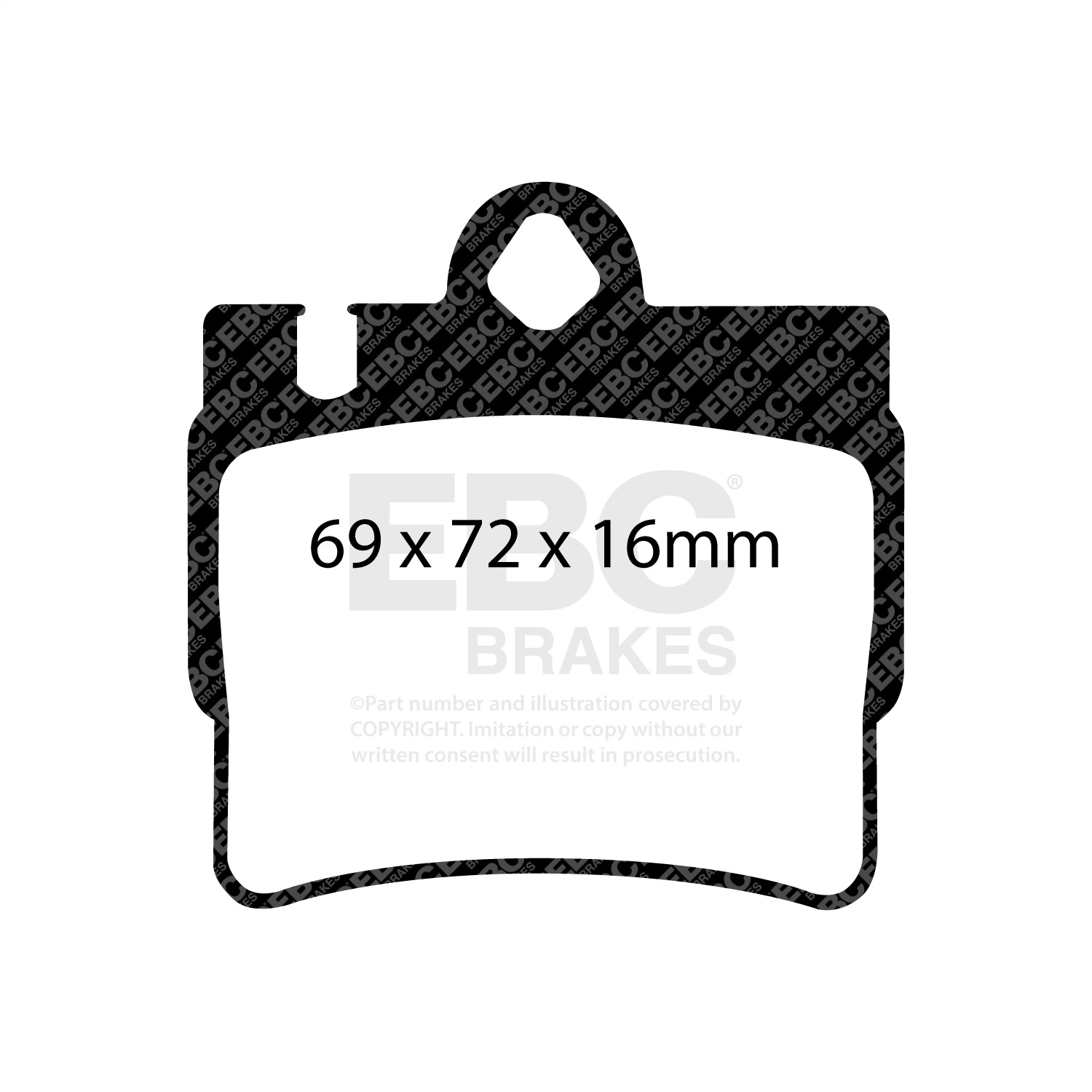 EBC Brakes UD848 Ultimax  Brake Pads Fits CL500 CL55 AMG S430 S500 S55 AMG S600