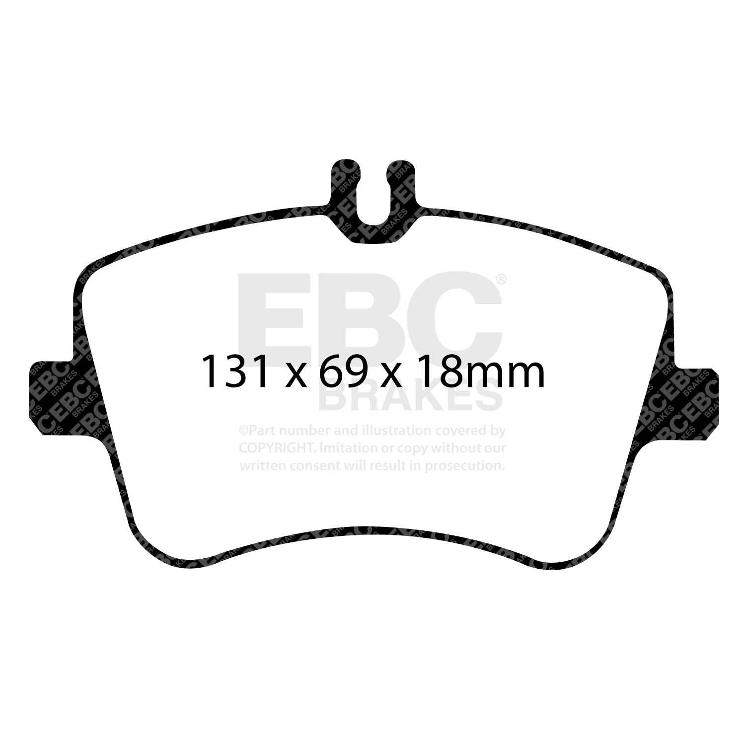 EBC Brakes UD872 Ultimax  Brake Pads