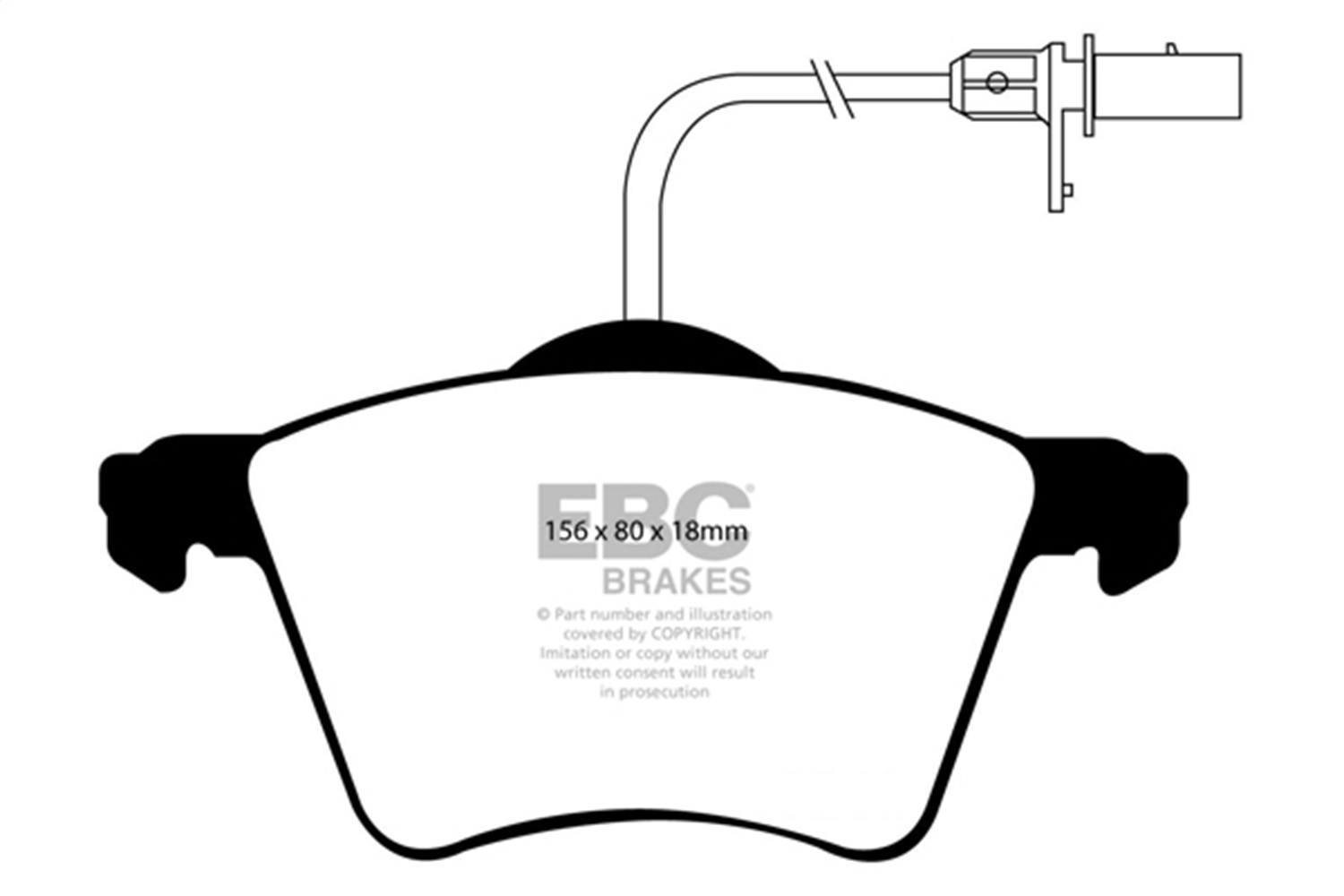 EBC Brakes UD982 Ultimax  Brake Pads Fits 01 EuroVan