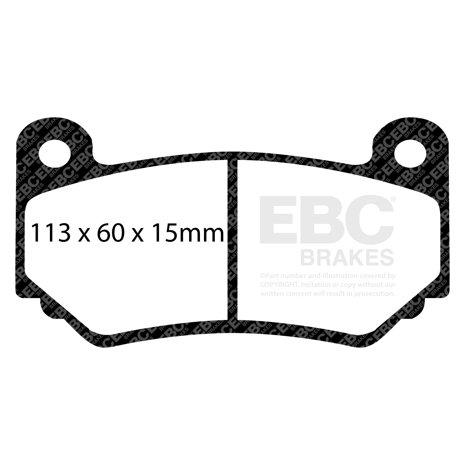 EBC Brakes DP41377R Yellowstuff Street And Track Brake Pads Fits 08-11 Exige