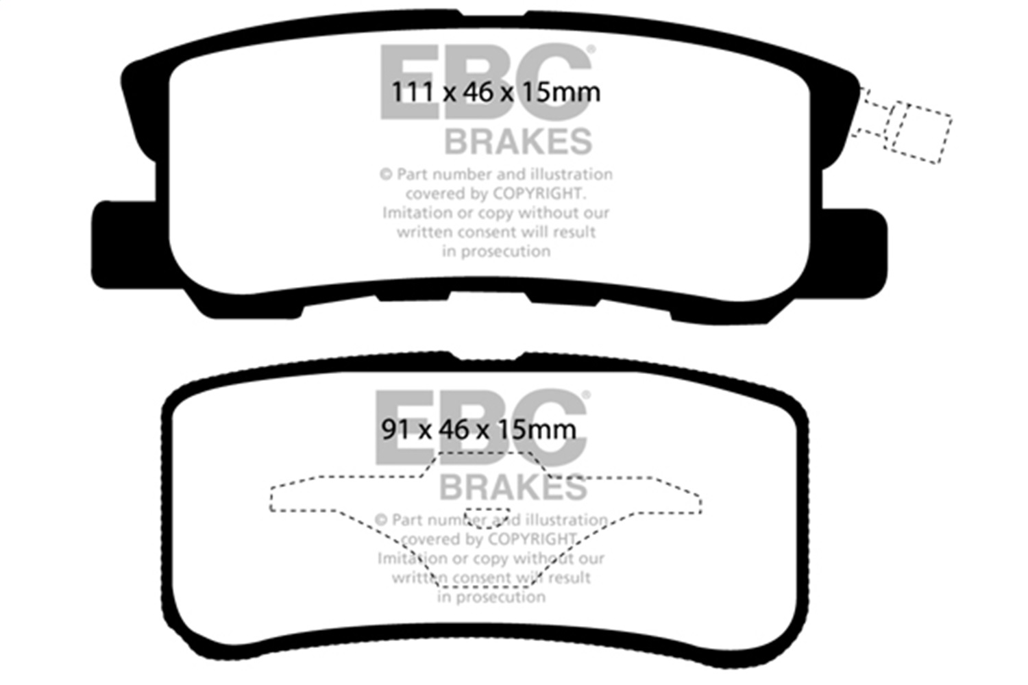 EBC Brakes UD868 Ultimax  Brake Pads