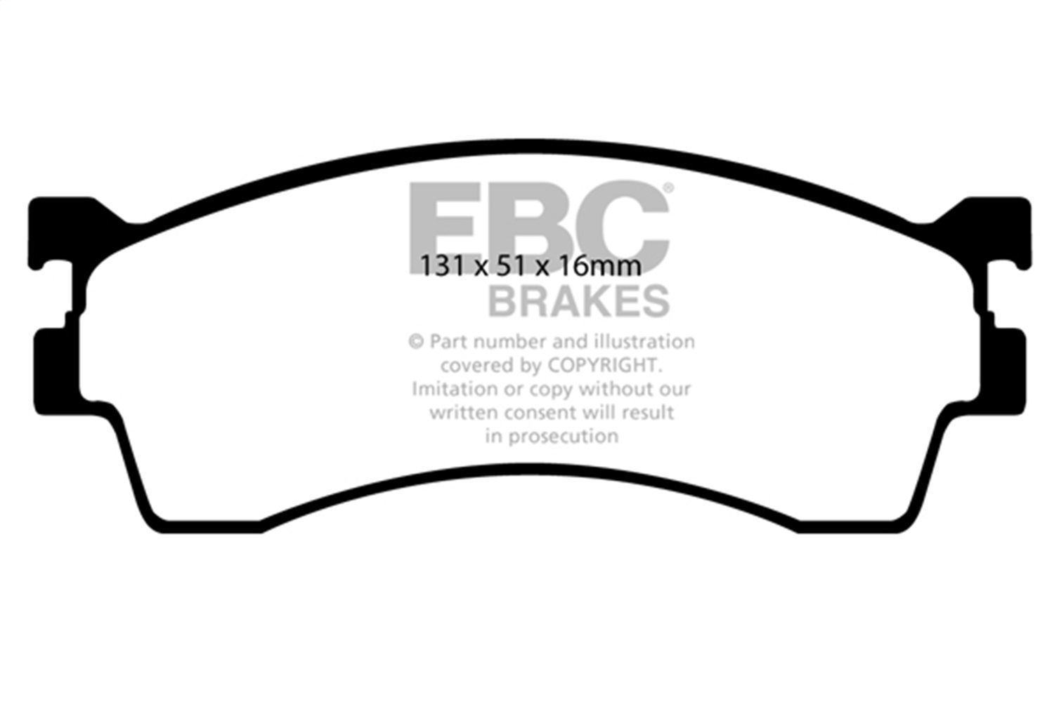 EBC Brakes UD893 Ultimax  Brake Pads Fits 01-03 Protege Protege5