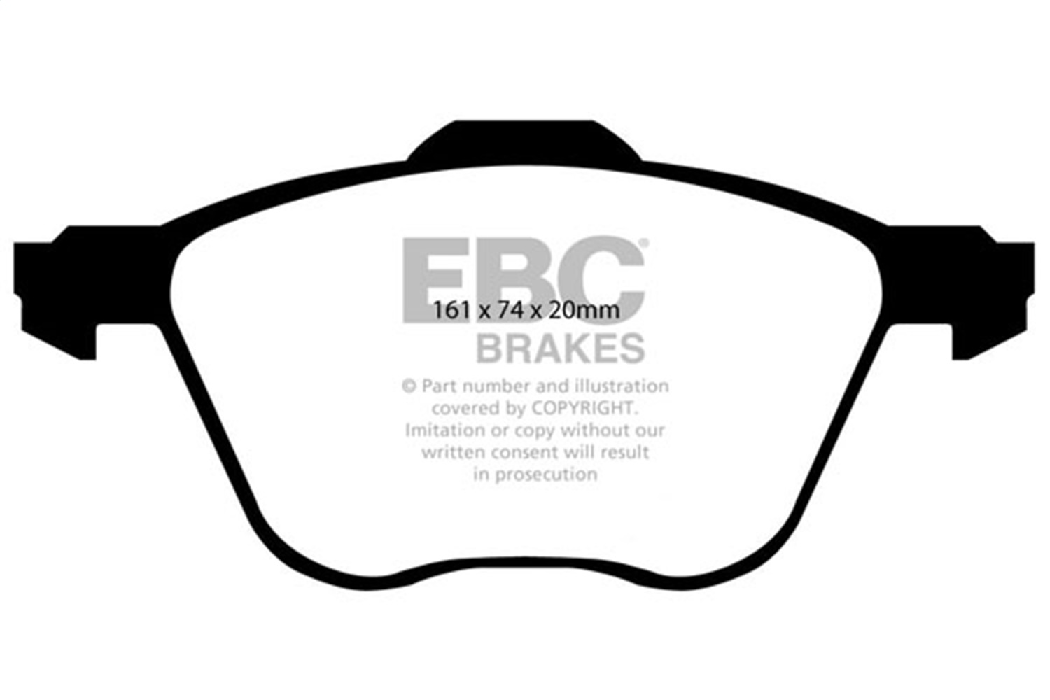 EBC Brakes UD880 Ultimax  Brake Pads Fits 01-03 EuroVan