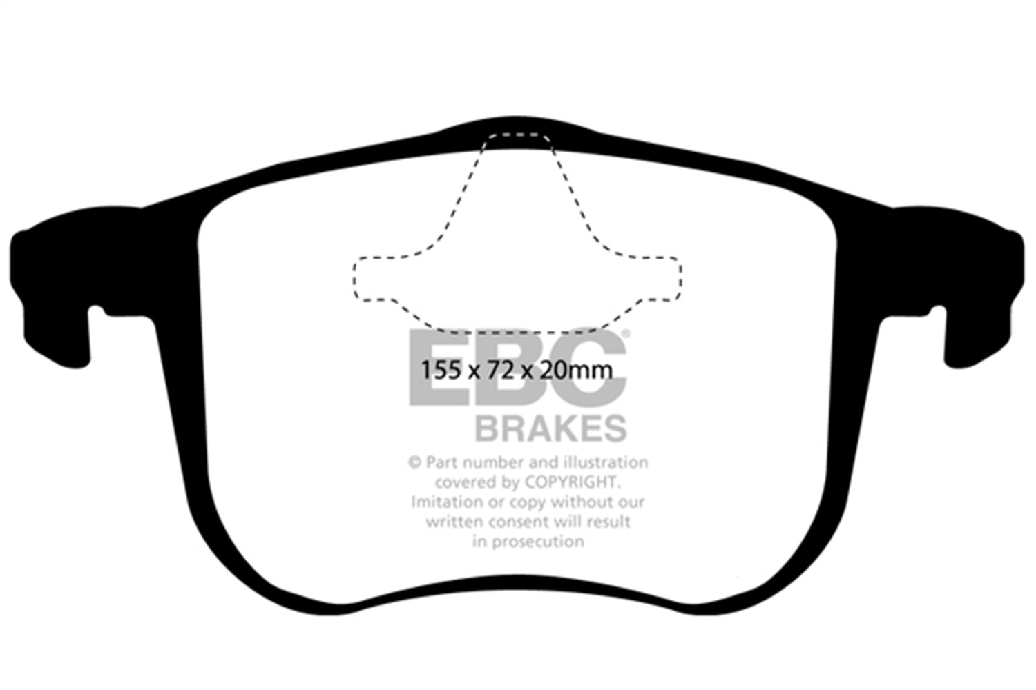 EBC BRAKES YELLOWSTUFF PADS-DP41416R-Front