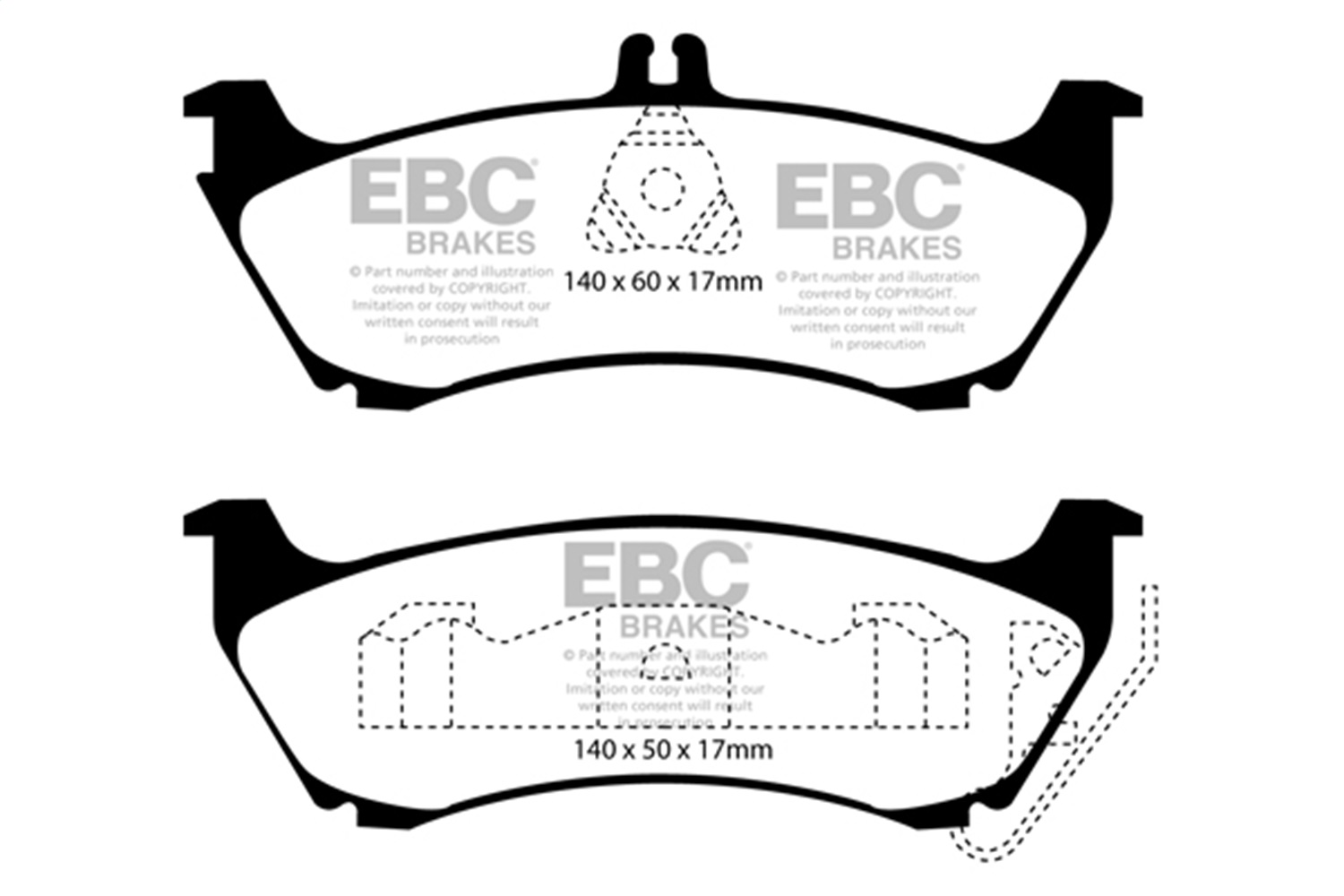 EBC Brakes UD875 Ultimax  Brake Pads Fits 99-05 ML320 ML350