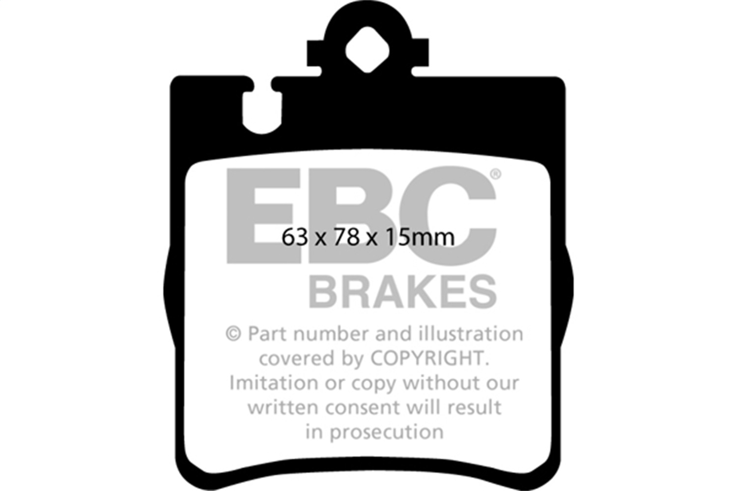 EBC Brakes UD876 Ultimax  Brake Pads