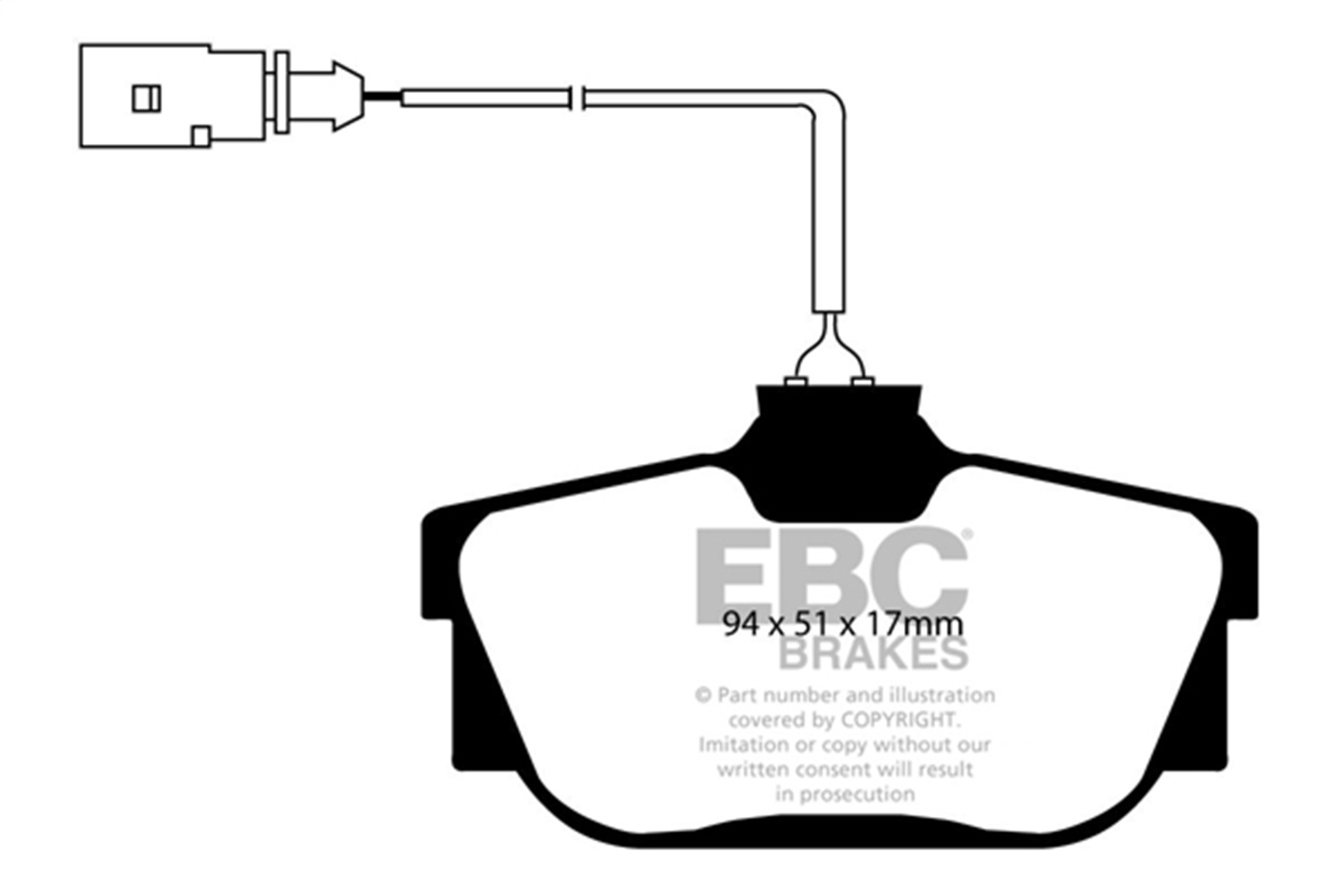 EBC Brakes UD877 Ultimax  Brake Pads Fits 00-03 EuroVan