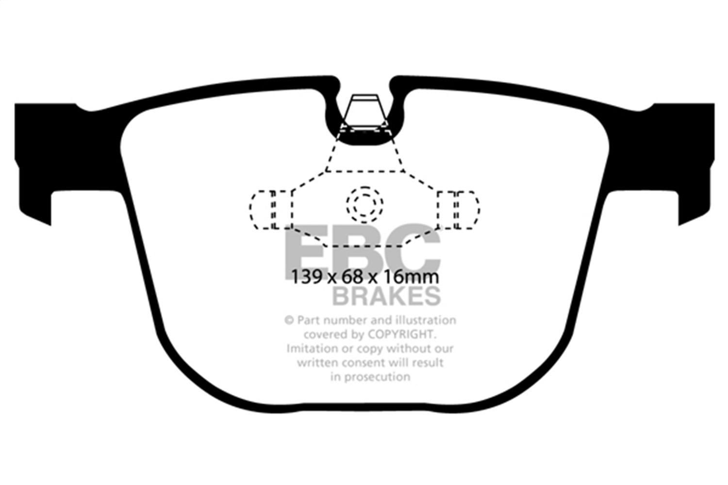 EBC Brakes UD919 Ultimax  Brake Pads