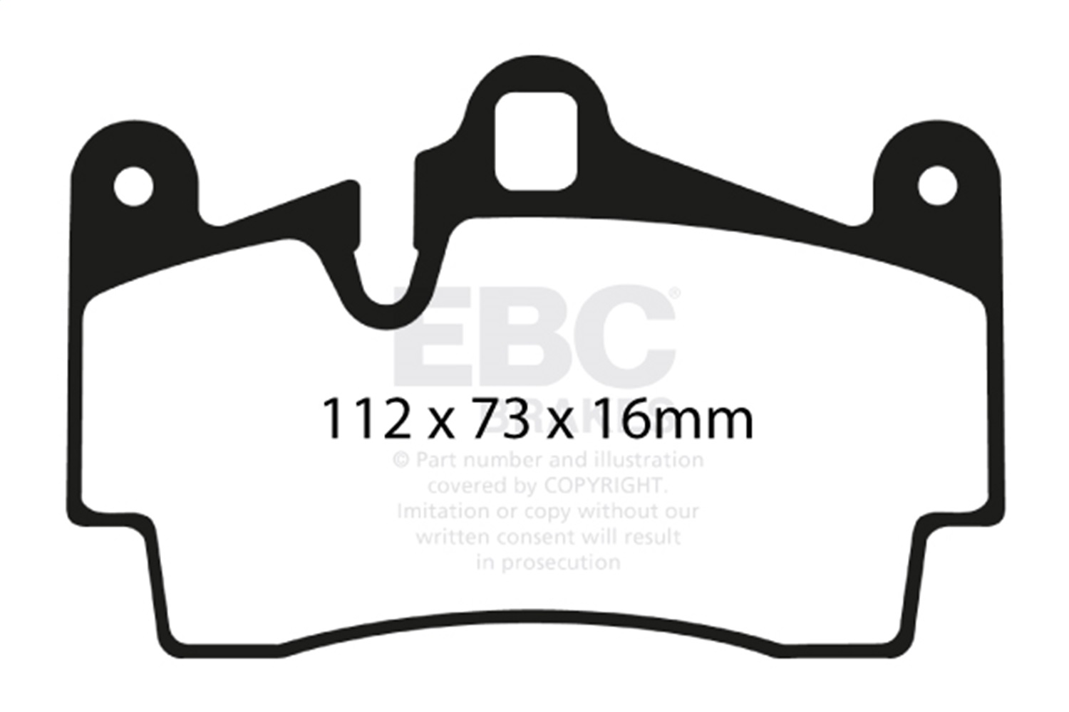 EBC Brakes UD978 Ultimax  Brake Pads Fits 03-17 Cayenne Q7 Touareg