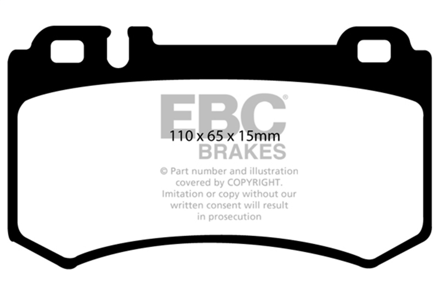 EBC Brakes UD984 Ultimax  Brake Pads Fits 03-06 CL600 E55 AMG S600