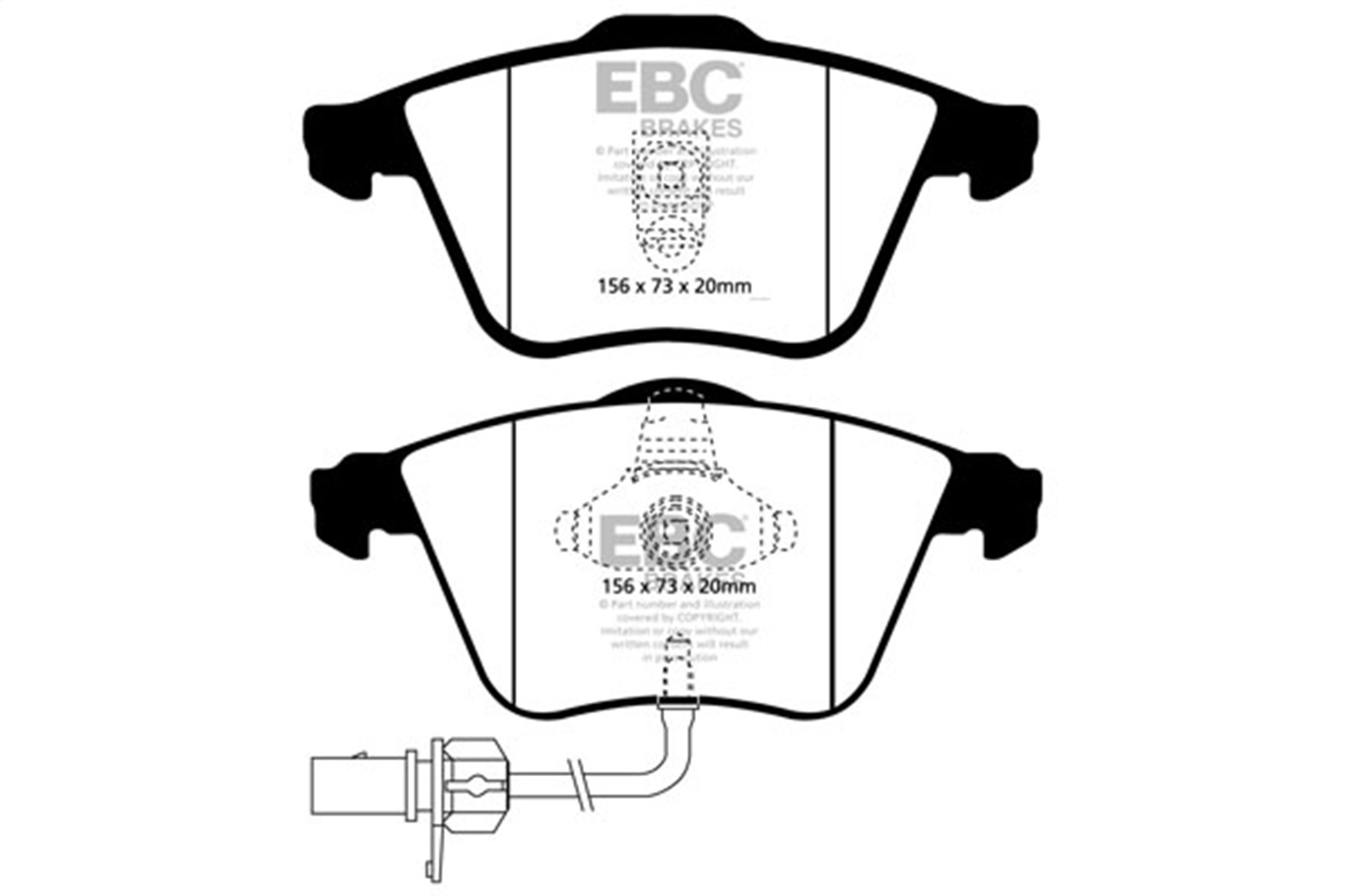 EBC Brakes UD915 Ultimax  Brake Pads Fits 02-05 A6 Quattro Allroad Quattro