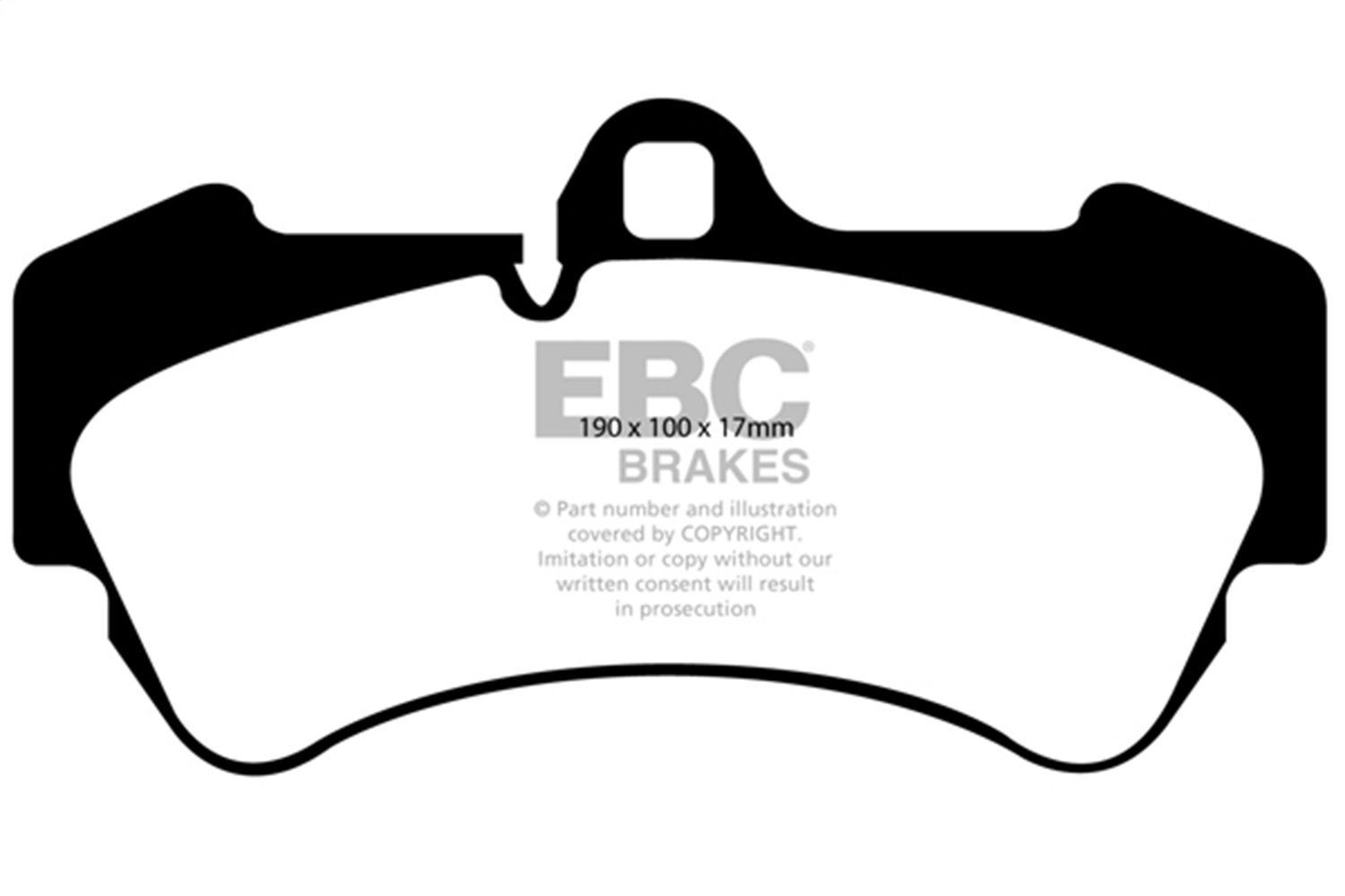 EBC BRAKES YELLOWSTUFF PADS-DP41521R-Front