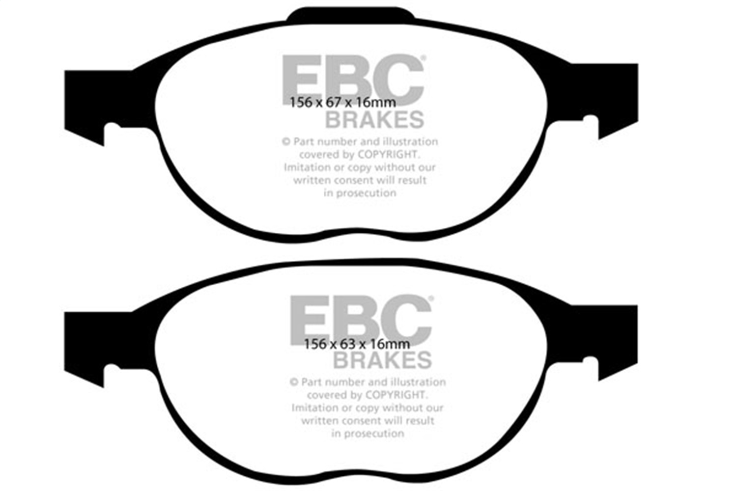 EBC Brakes UD1044 Ultimax  Brake Pads