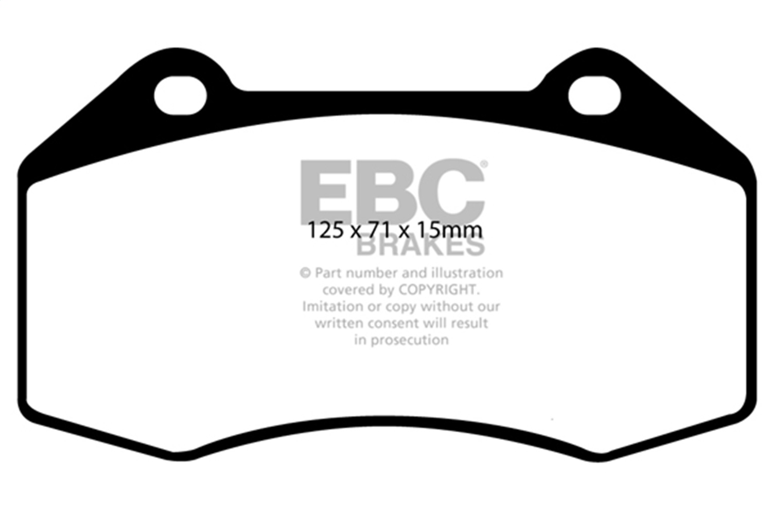 EBC Brakes UD1379 Ultimax  Brake Pads Fits 07-10 Cobalt HHR